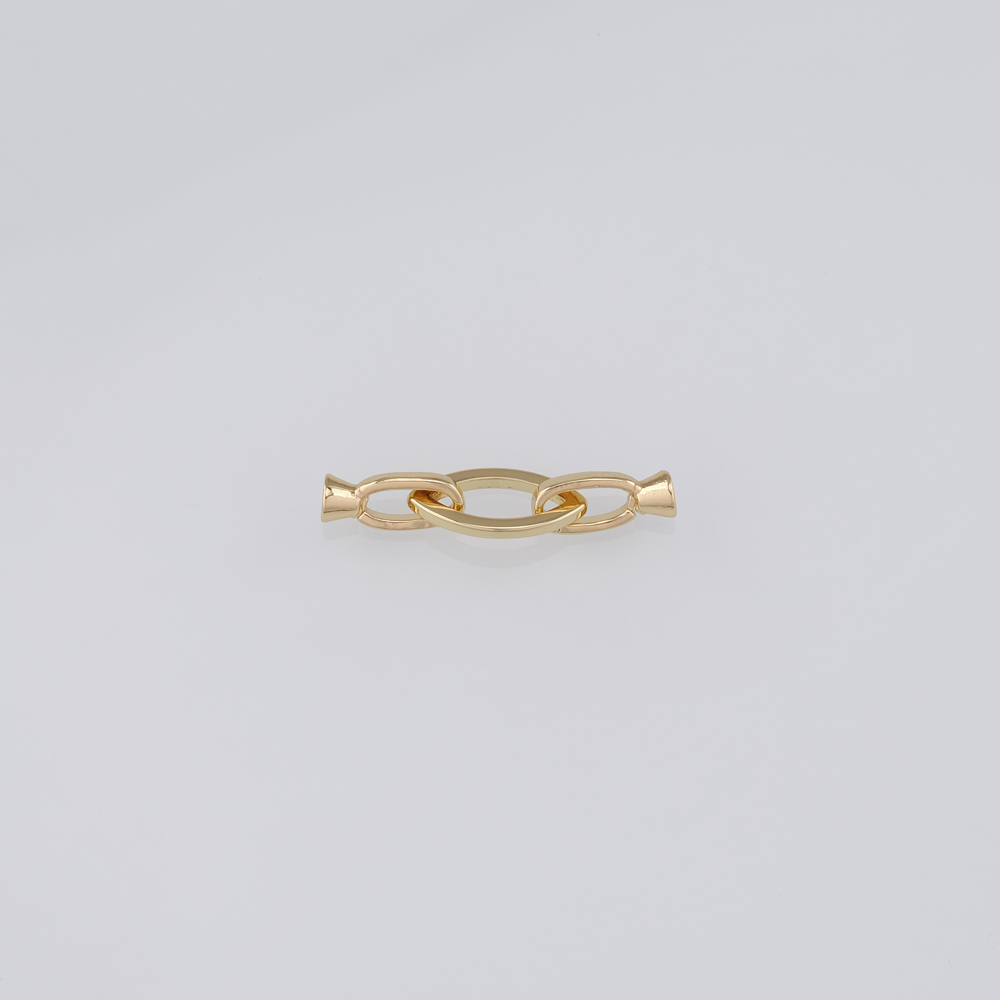 18K Gold Filled End Clasp,Hook Clasps,Connector End Cap Clasp for DIY Jewelry Necklace Bracelet