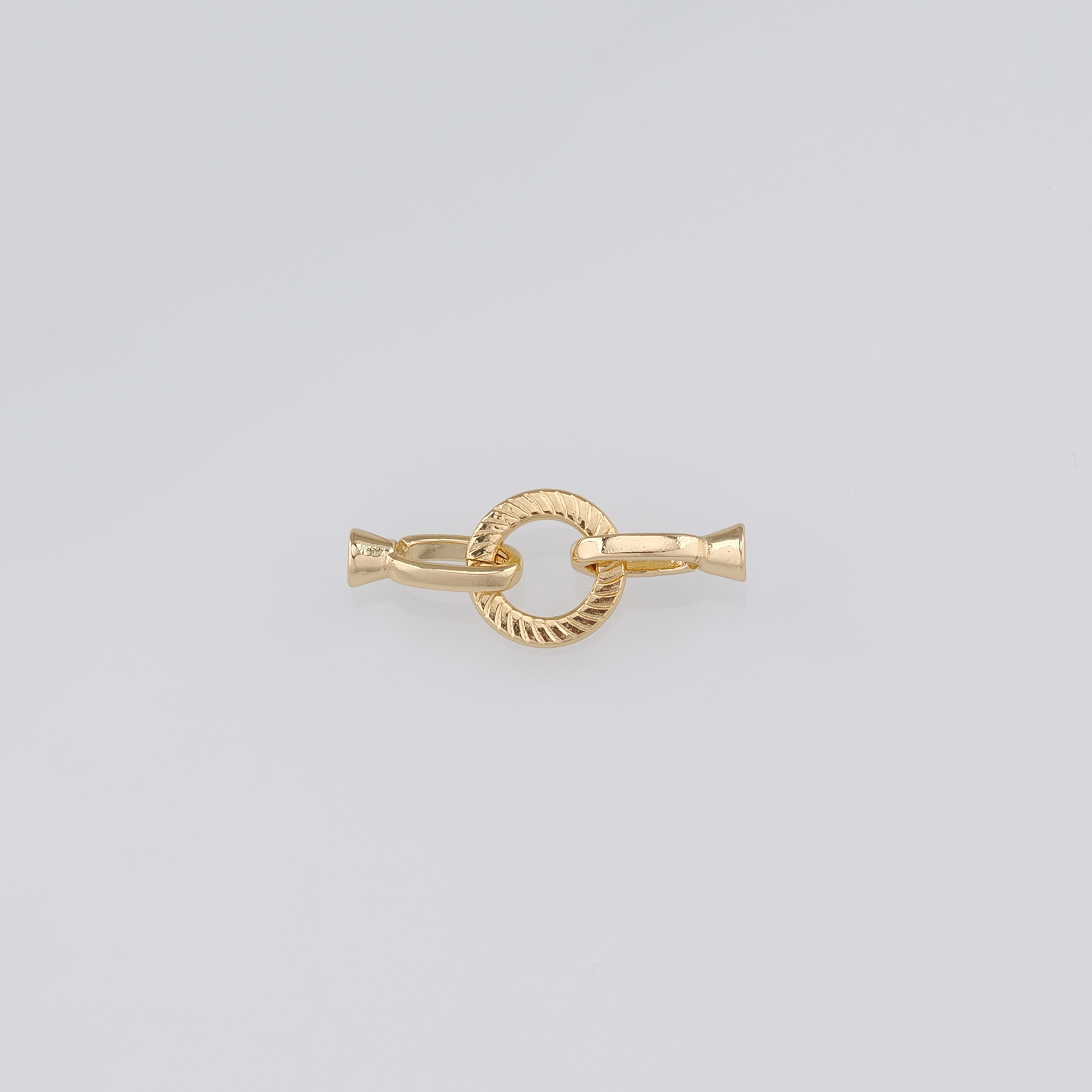 18K Gold Filled End Clasp,Hook Clasps,Connector End Cap Clasp for DIY Jewelry Necklace Bracelet