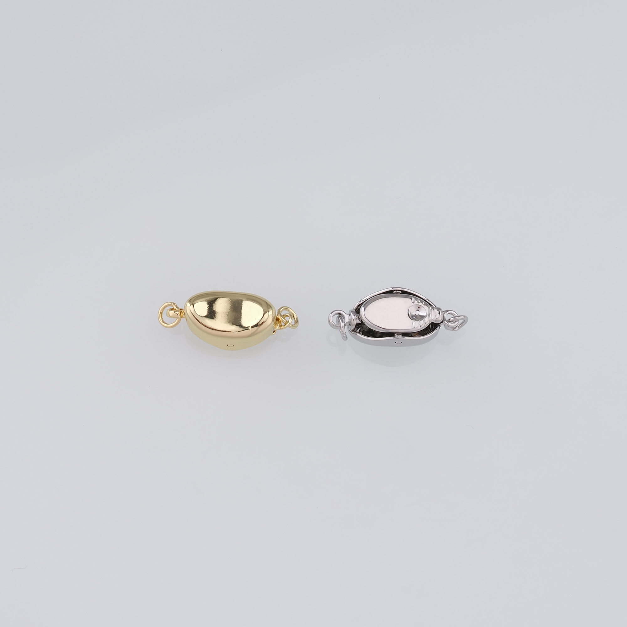 18K Gold Filled End Clasp,Hook Clasps,Connector End Cap Clasp for DIY Jewelry Necklace Bracelet