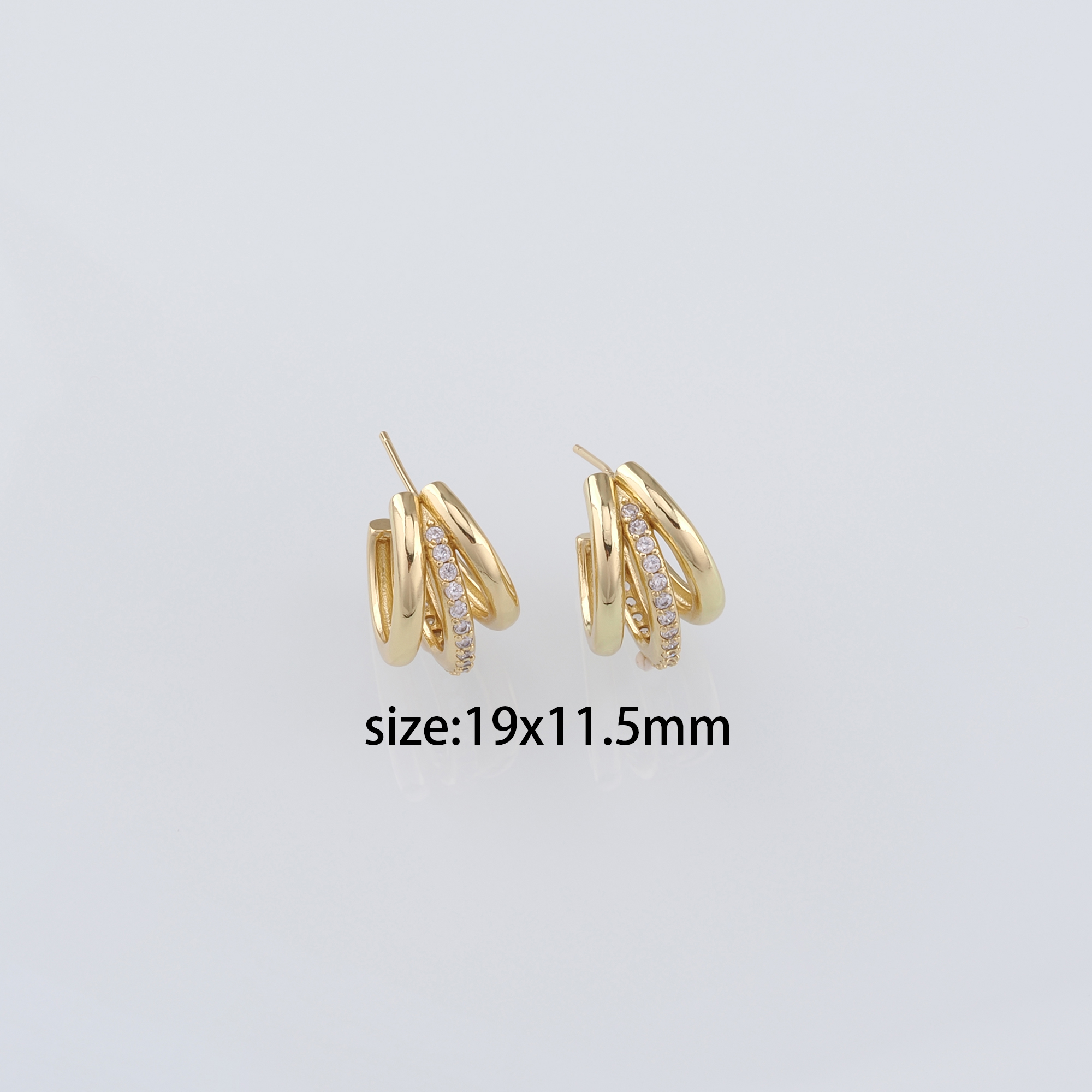 18K Gold Filled Round Hoops Earrings,Dainty Hoops,Gold Huggies Hoop Earrings,Minimalist Earrings