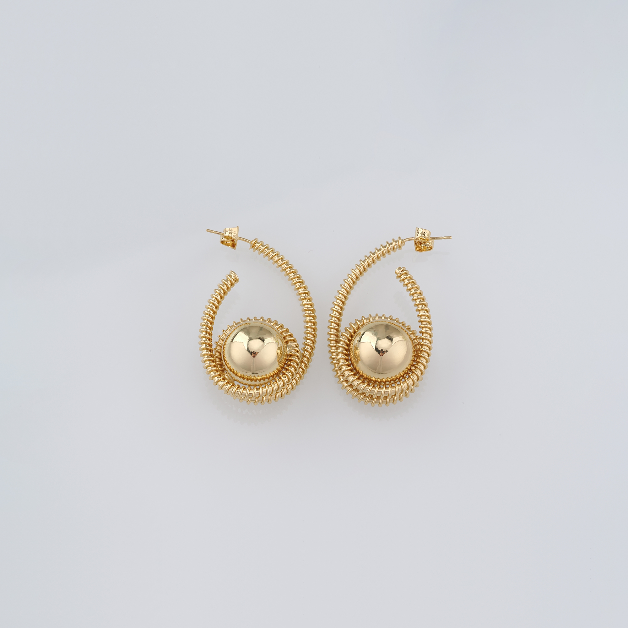 18K Gold Filled Ball Hoops Earrings,Dainty Hoops,Beaded Earrings,Gold Huggies Hoop Earrings,Minimalist Earrings