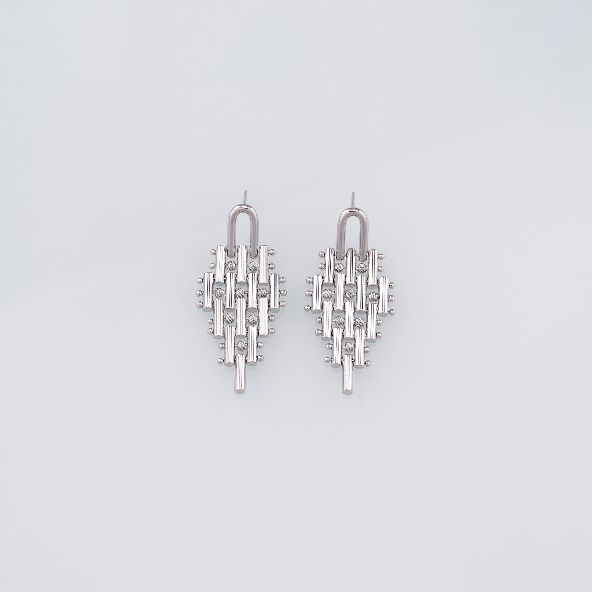 18K Gold Filled Mesh Stud Earrings,Dainty Earrings,Gold Stud Earrings,Minimalist Earrings