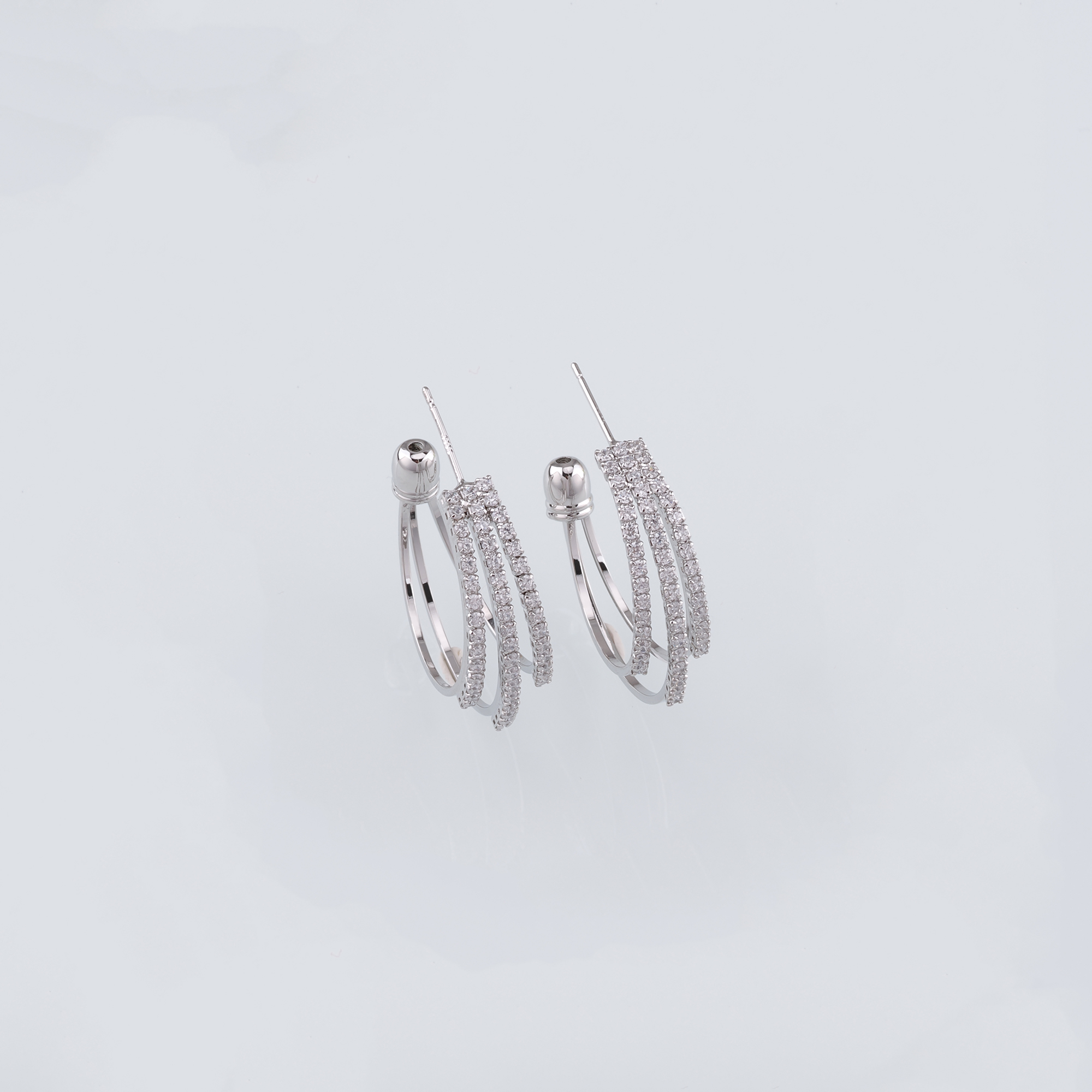 18K Gold Filled Round CZ Hoop Earrings,Dainty Zirconia Earrings,Gold Hoops,Dainty CZ Hoops Huggie