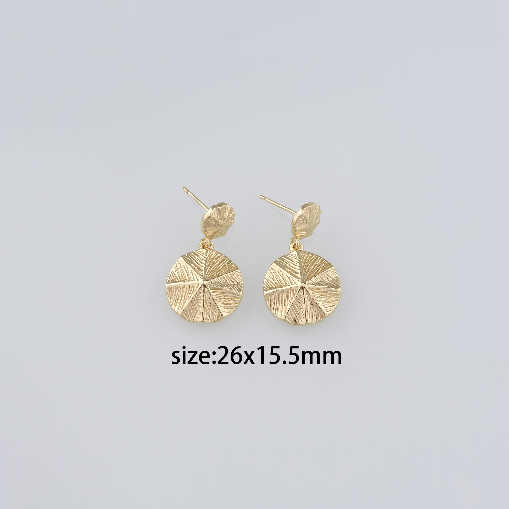 18K Gold Filled Round Stud Earrings,Round Earrings,Dainty Earrings,Minimalist Earring,Gift for Wife