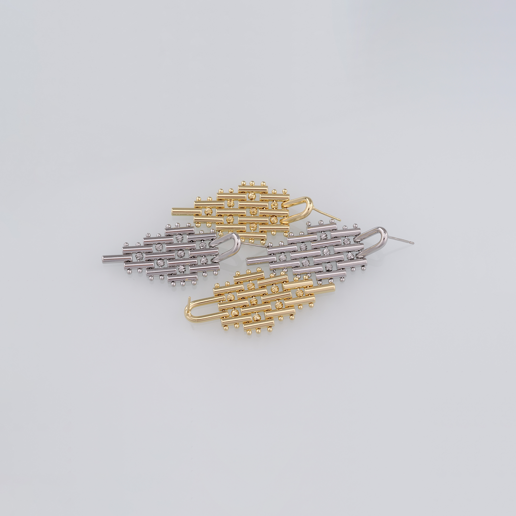 18K Gold Filled Mesh Stud Earrings,Dainty Earrings,Gold Stud Earrings,Minimalist Earrings