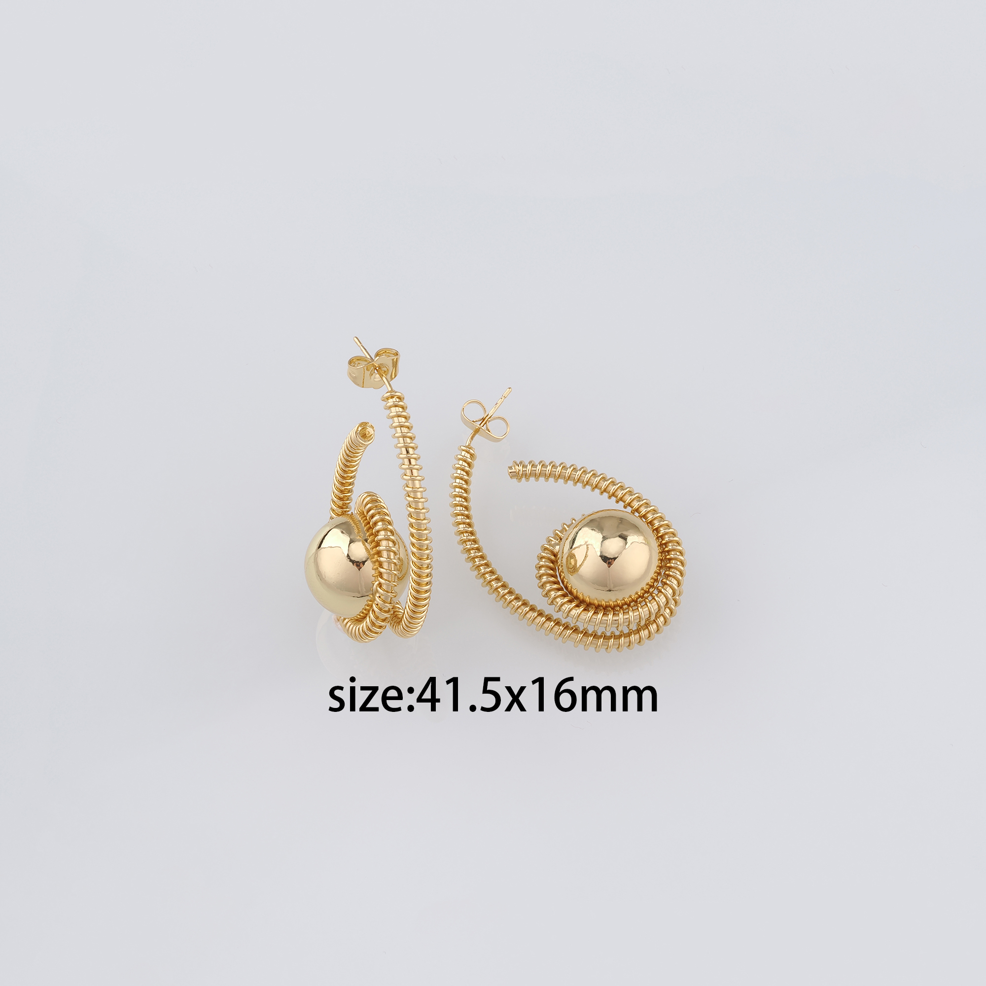 18K Gold Filled Ball Hoops Earrings,Dainty Hoops,Beaded Earrings,Gold Huggies Hoop Earrings,Minimalist Earrings