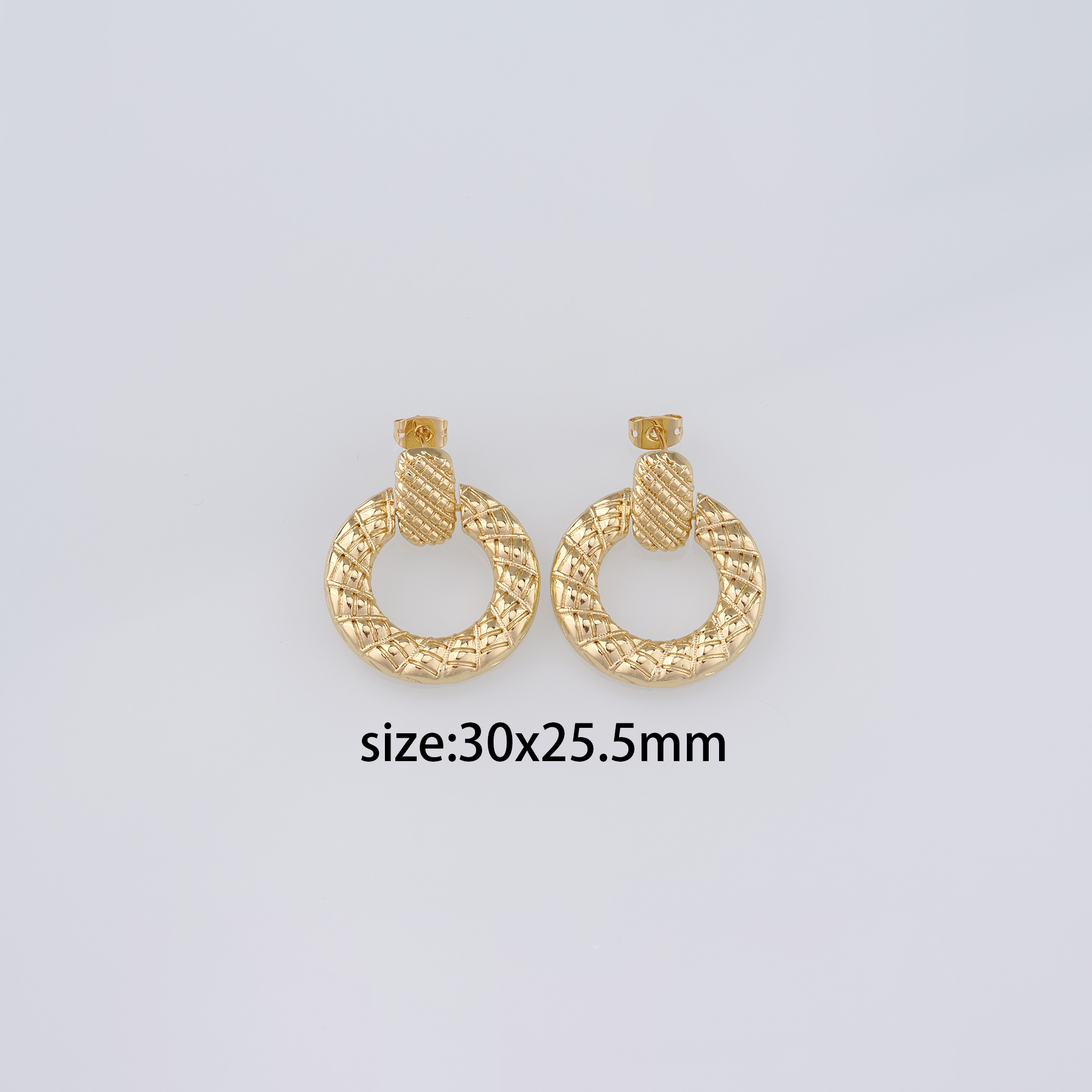 18K Gold Filled Round Stud Earrings,Round Earrings,Dainty Earrings,Minimalist Earring,Gift for Wife