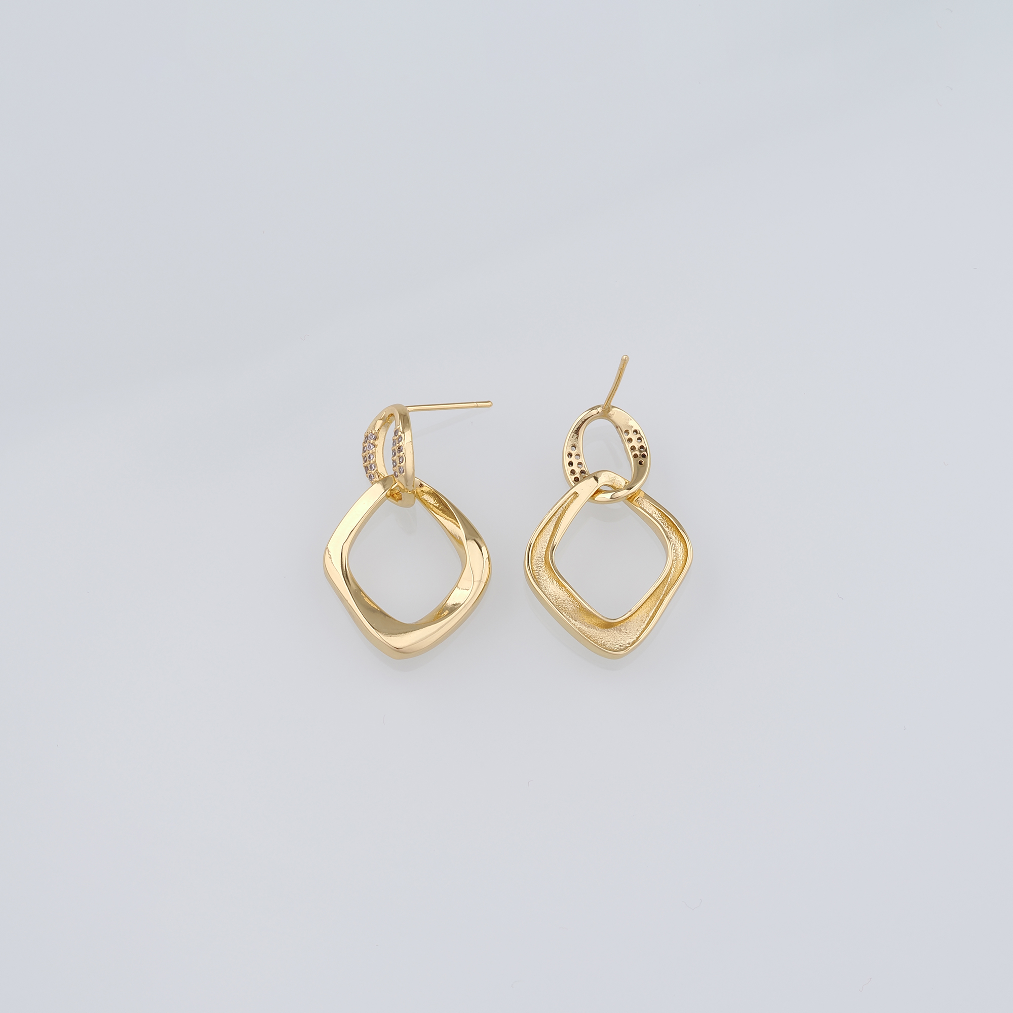 18K Gold Filled Geometric Stud Earrings,Geometric Earrings,Minimalist Earring,Dainty Earrings,Gift for Wife