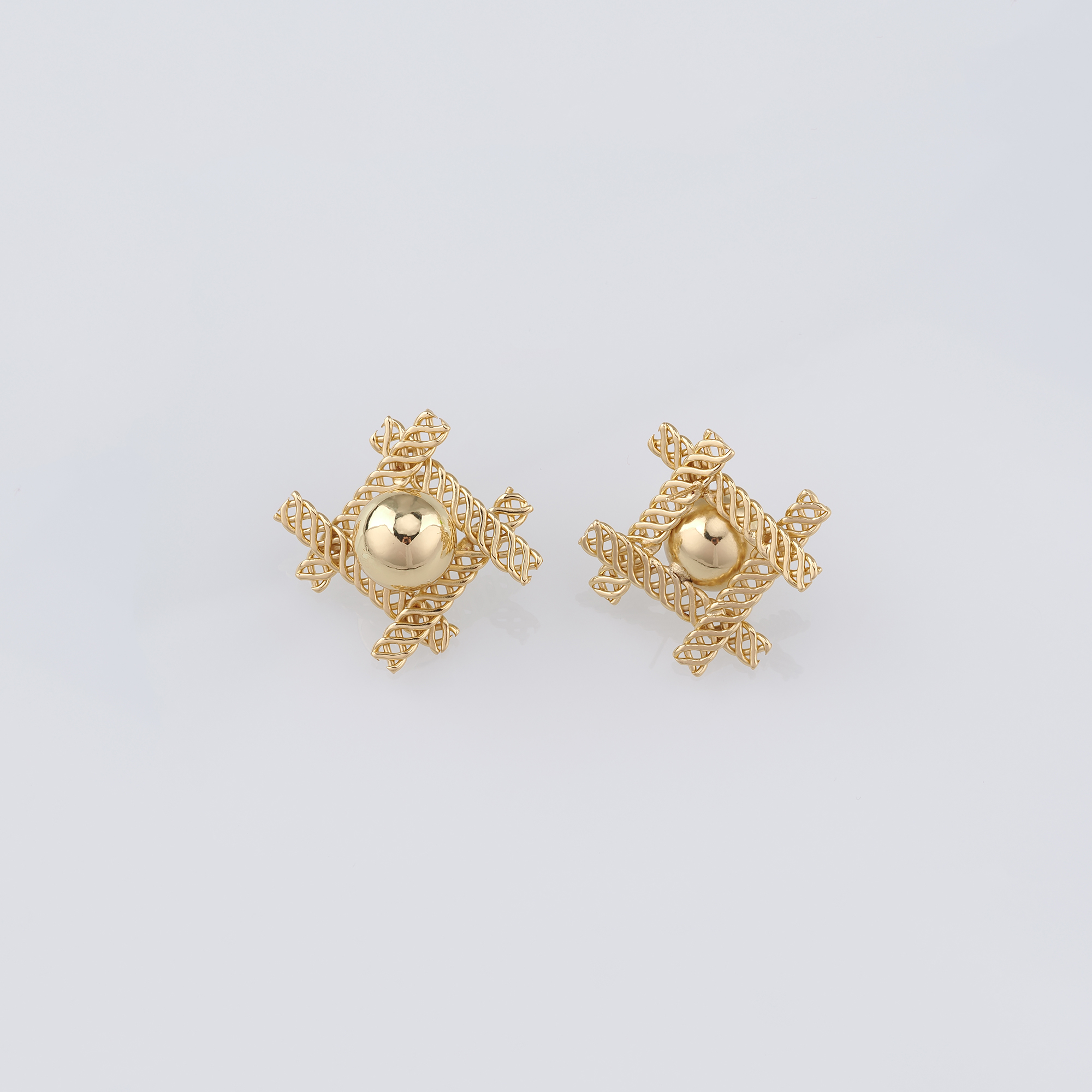 18K Gold Filled Ball Stud Earrings,Dainty Earrings,Ball Earrings,Minimalist Earring,Gift for Wife