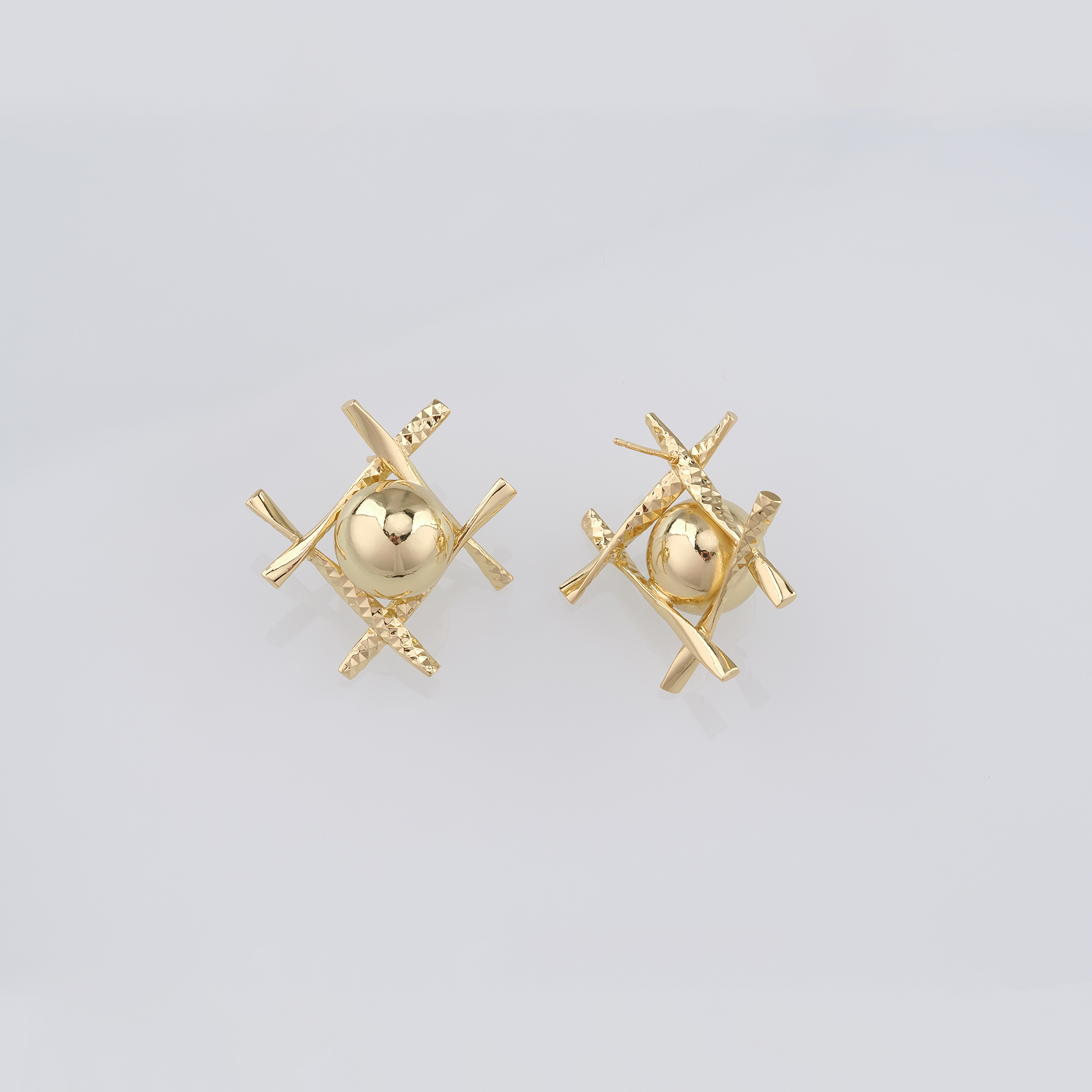 18K Gold Filled Ball Stud Earrings,Dainty Earrings,Ball Earrings,Minimalist Earring,Gift for Wife