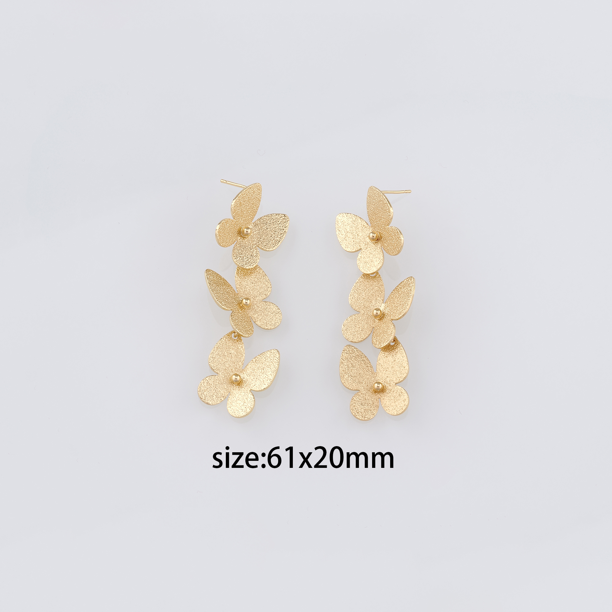 18K Gold Filled Butterfly Stud Earrings,Insect Earrings,Butterfly Earrings,Dainty Earrings,Minimalist Earring,Gift for Wife