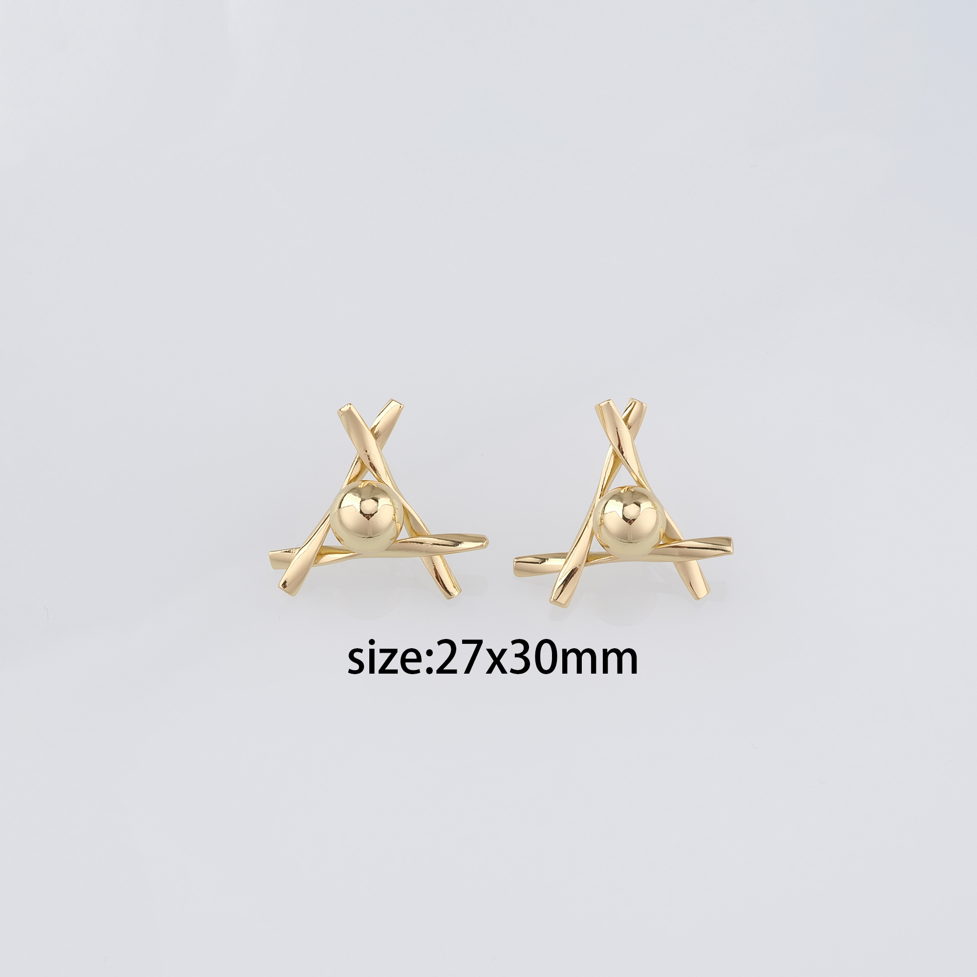 18K Gold Filled Ball Stud Earrings,Dainty Earrings,Ball Earrings,Minimalist Earring,Gift for Wife