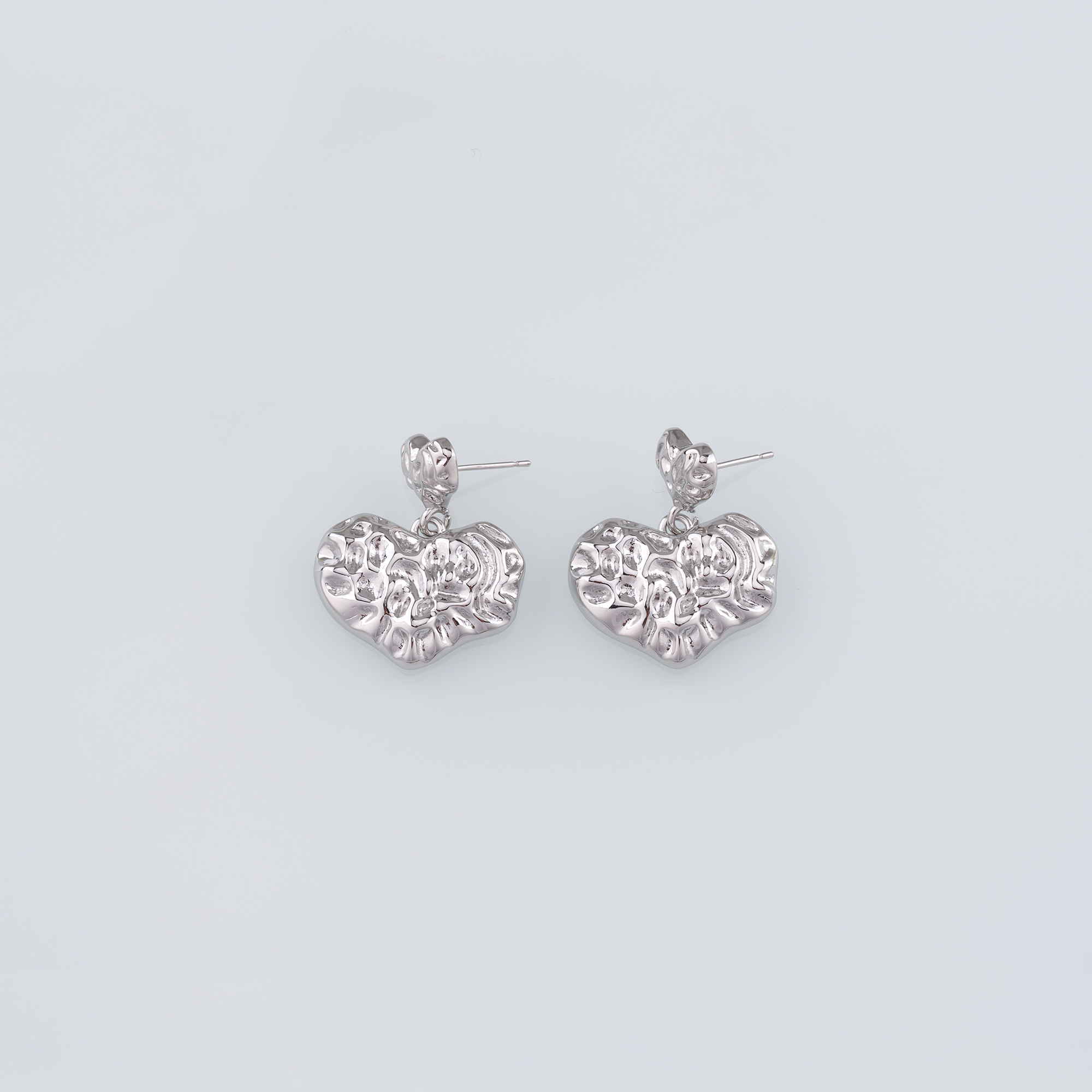 18K Gold Filled Heart Stud Earrings,Heart Earrings,Dainty Earrings,Minimalist Earring,Gift for Wife