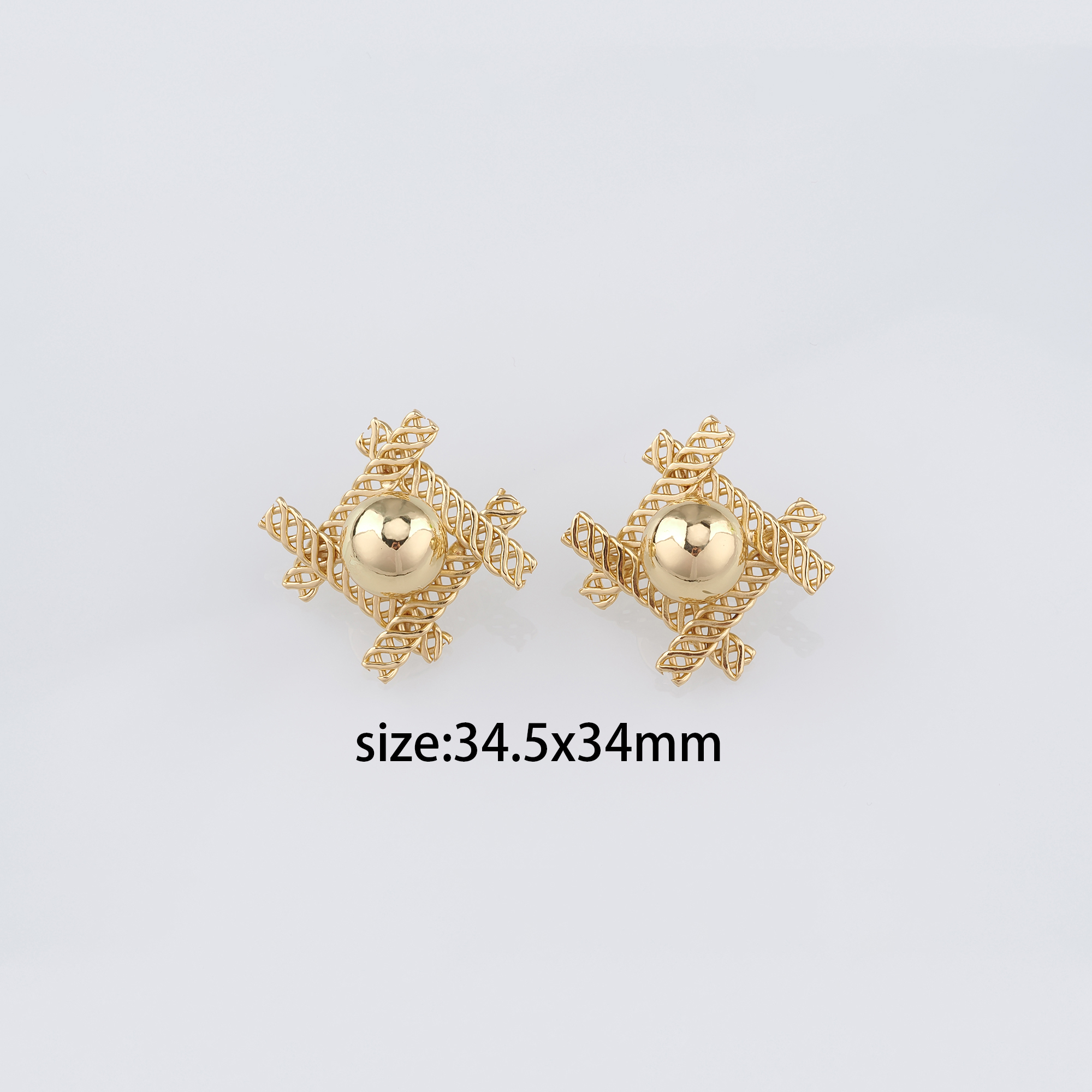 18K Gold Filled Ball Stud Earrings,Dainty Earrings,Ball Earrings,Minimalist Earring,Gift for Wife