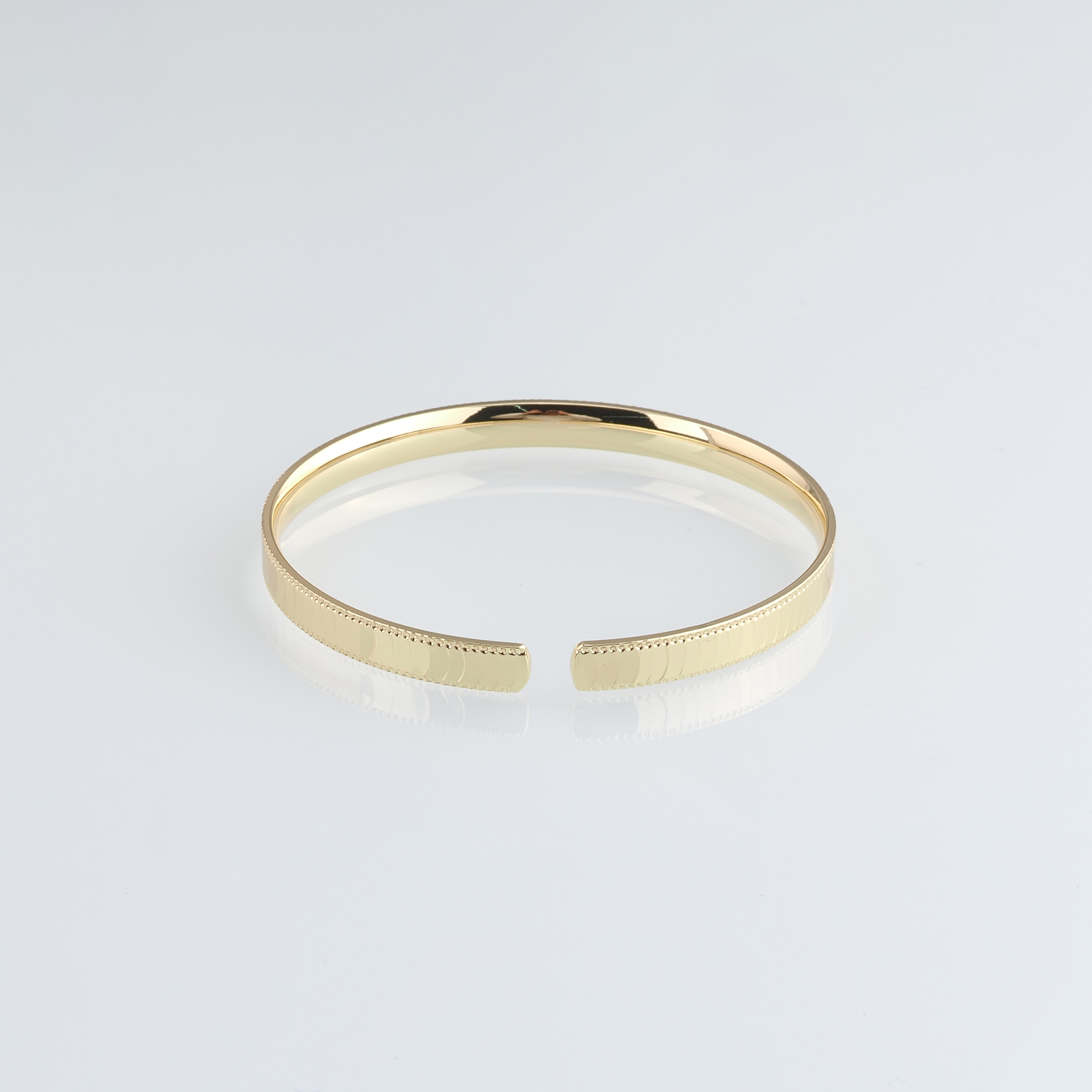 18K Gold Filled Bangle For Women,Sequin Bangle,Minimalist Bracelet,Cuff Bangle Bracelet,Everyday Bracelet,Gift for Her