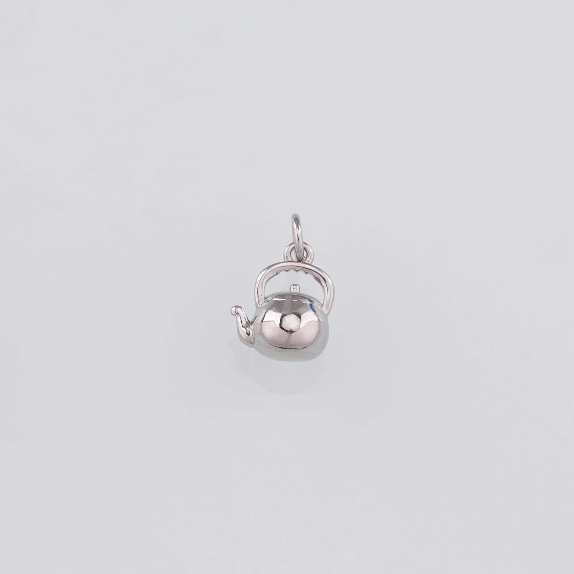 18K Gold Filled Teapot Pendant,Teapot Charm Earrings Necklace for DIY Jewelry Making Supply