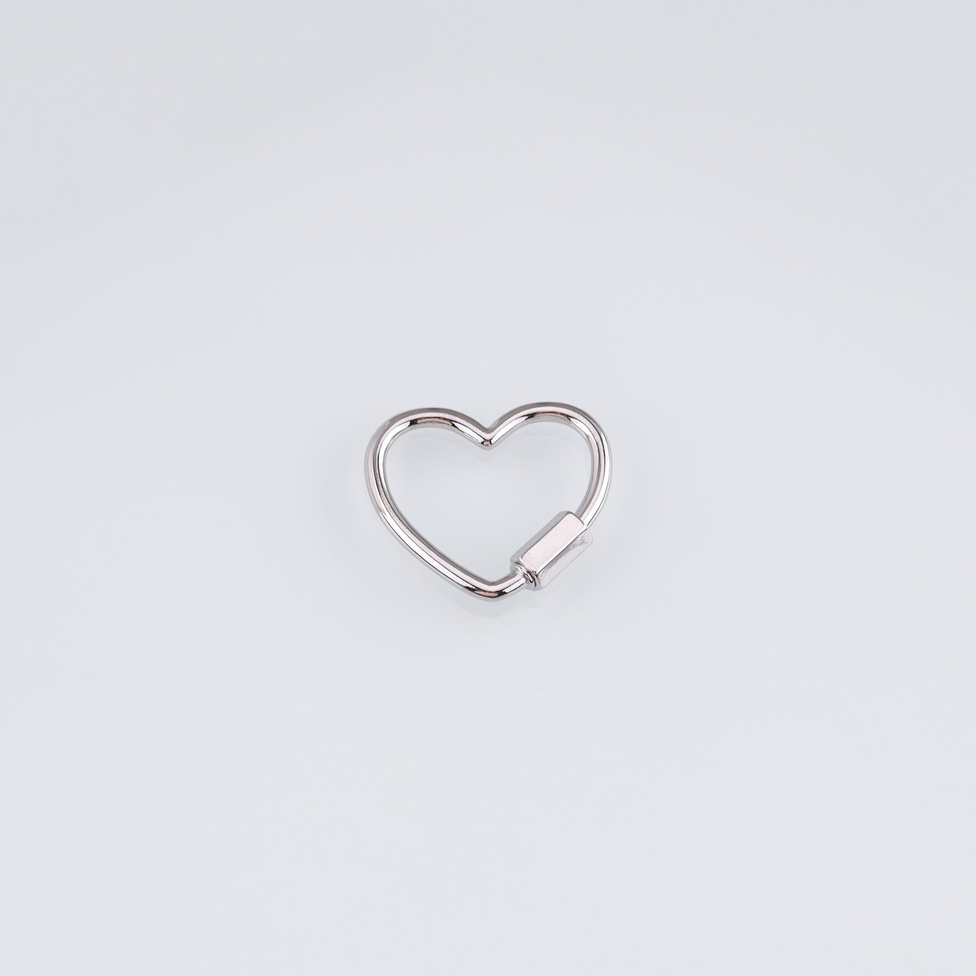 18K Gold Filled Heart Carabiner Clasp,Dainty Heart Screw Clasp Lock for DIY Jewelry Finding Necklace Bracelet
