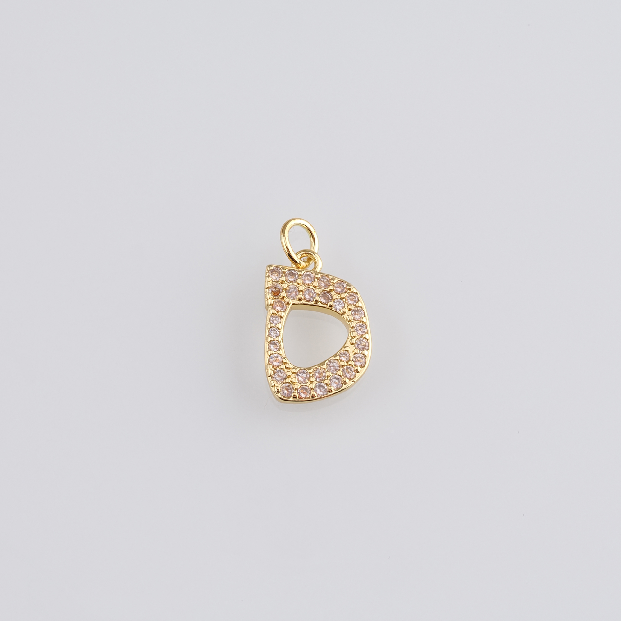 18K Gold Filled Geometric Pendant,Dainty Geometric Charm Earrings Necklace for DIY Jewelry Making Supply