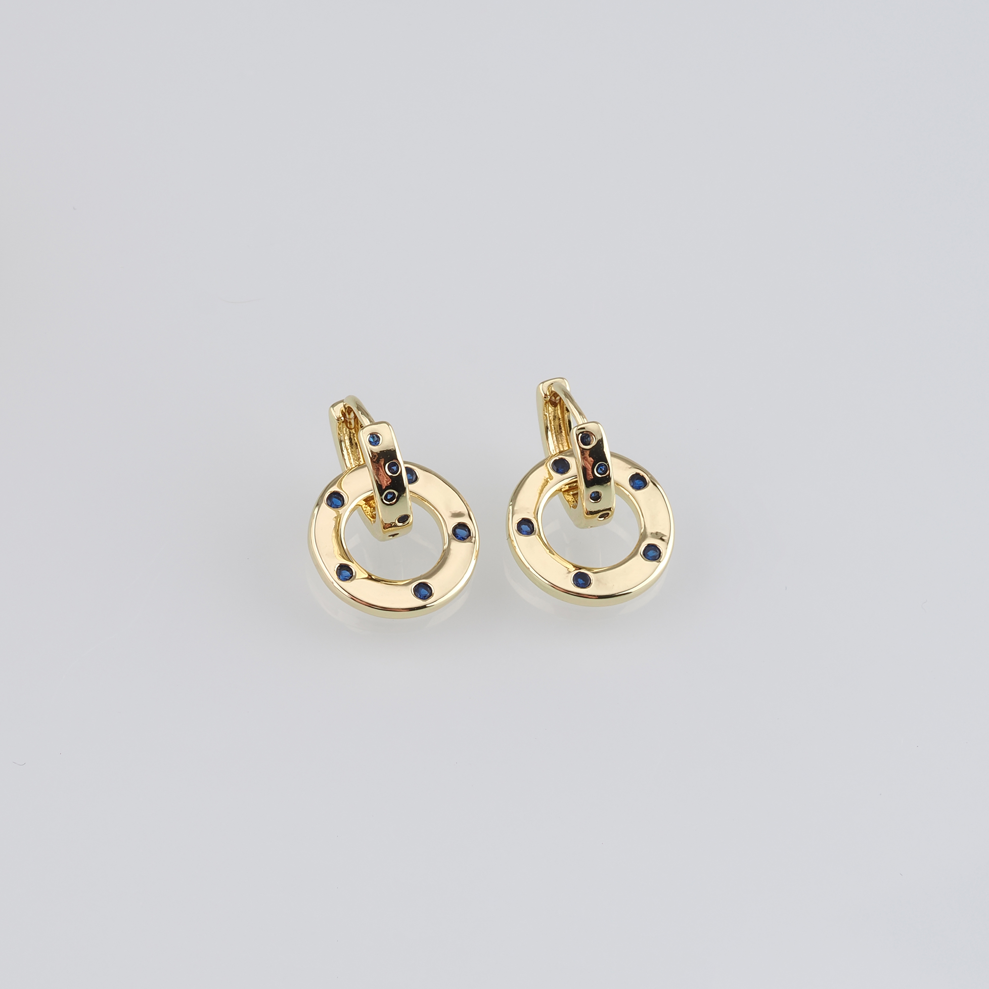 18K Gold Filled Round CZ Hoop Earrings,Dainty Zirconia Earrings,Gold Hoops,Dainty CZ Hoops Huggie
