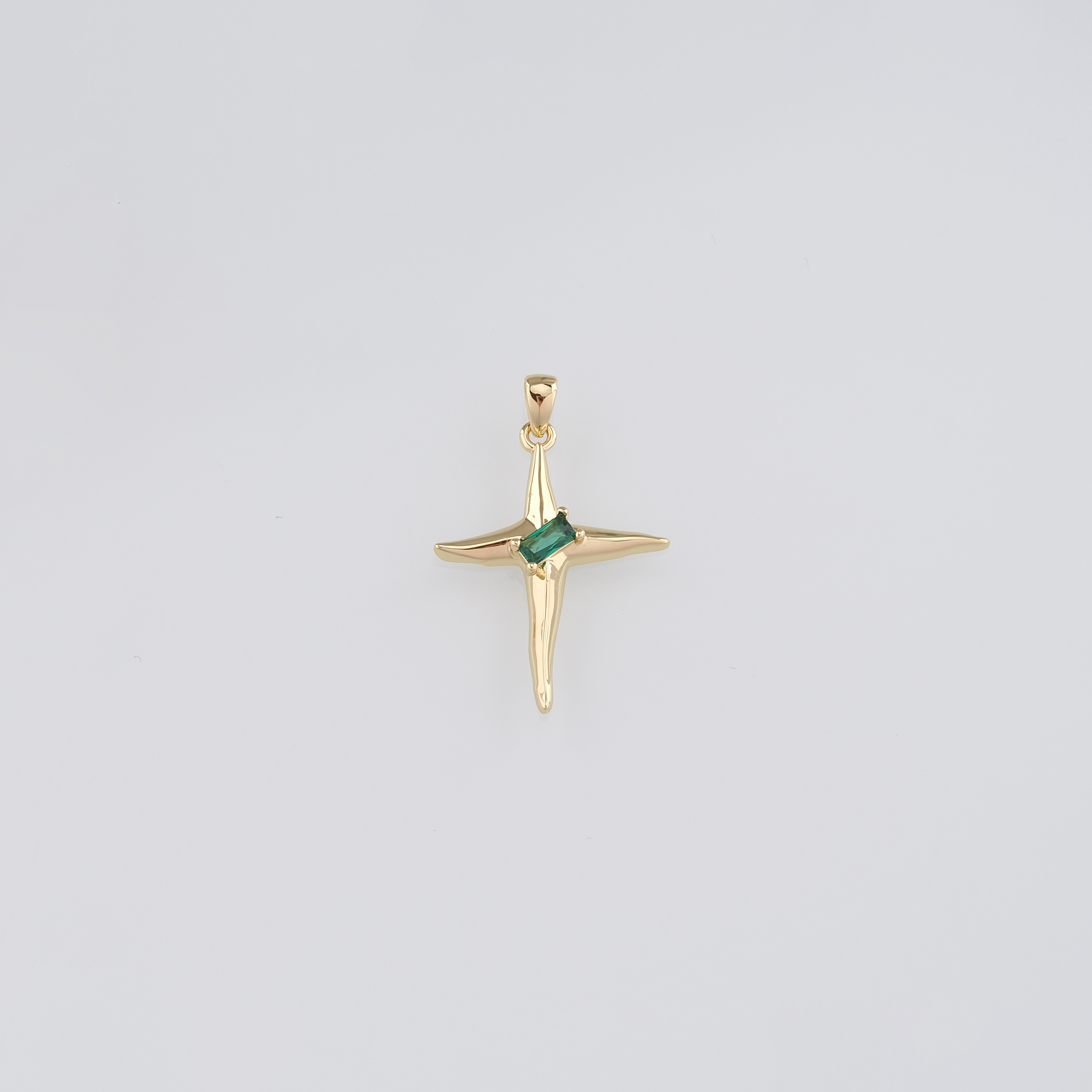 18K Gold Filled Star Pendant,Celestial Charm,CZ Micro Pave Star Earrings Necklace for DIY Jewelry Making Supply