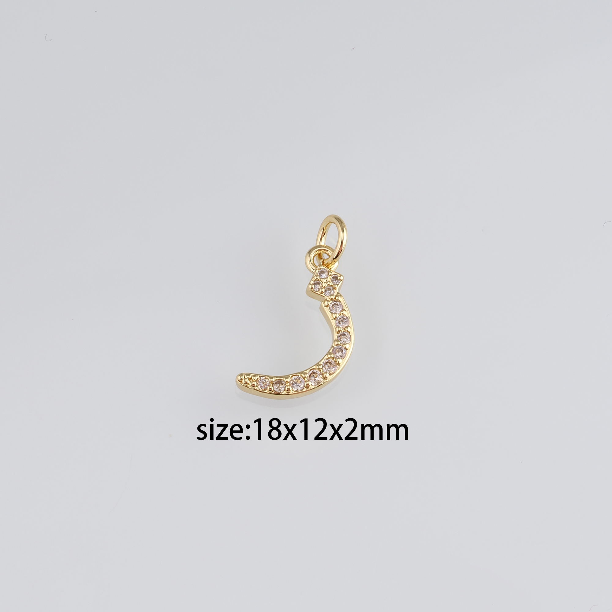18K Gold Filled Geometric Pendant,CZ Micro Pave Geometric Charm Earrings Necklace for DIY Jewelry Making Supply