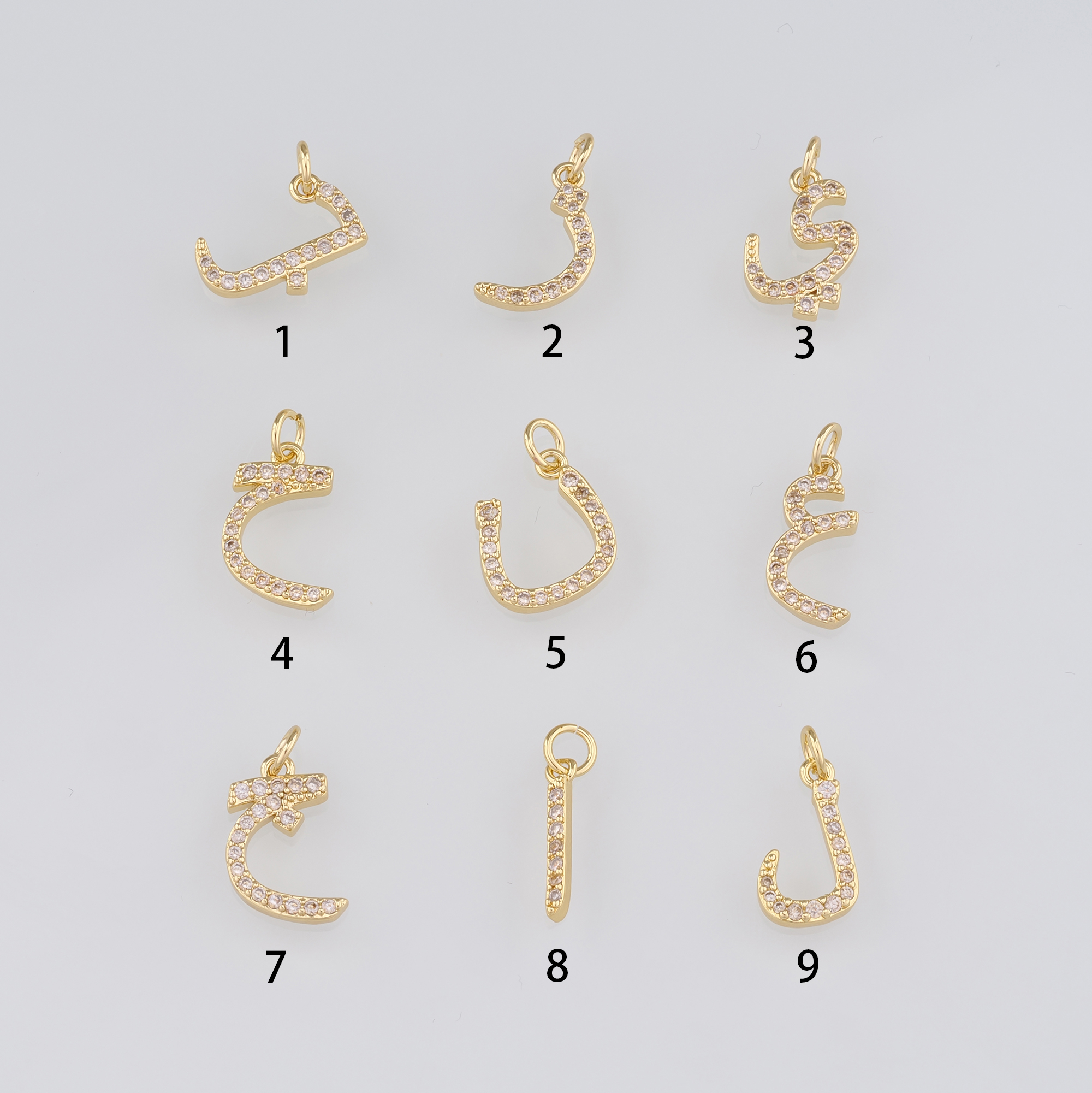 18K Gold Filled Geometric Pendant,CZ Micro Pave Geometric Charm Earrings Necklace for DIY Jewelry Making Supply
