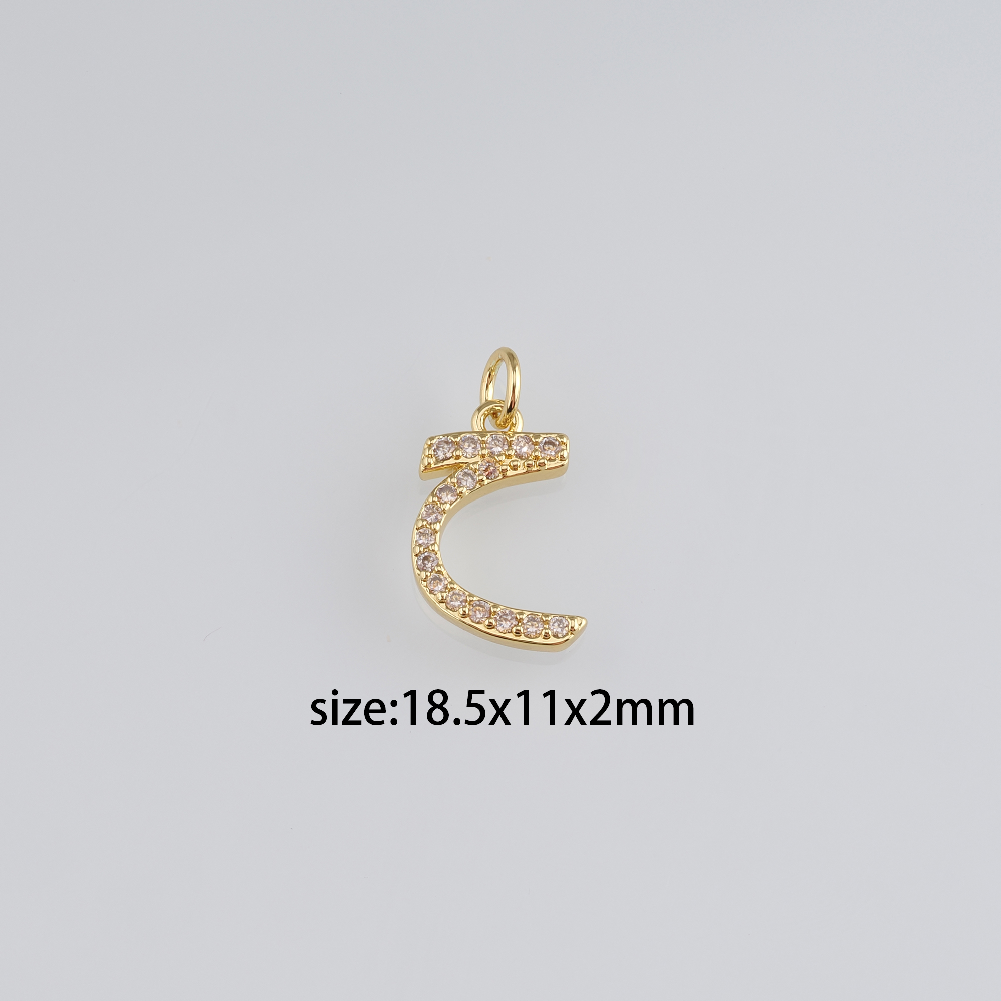 18K Gold Filled Geometric Pendant,CZ Micro Pave Geometric Charm Earrings Necklace for DIY Jewelry Making Supply