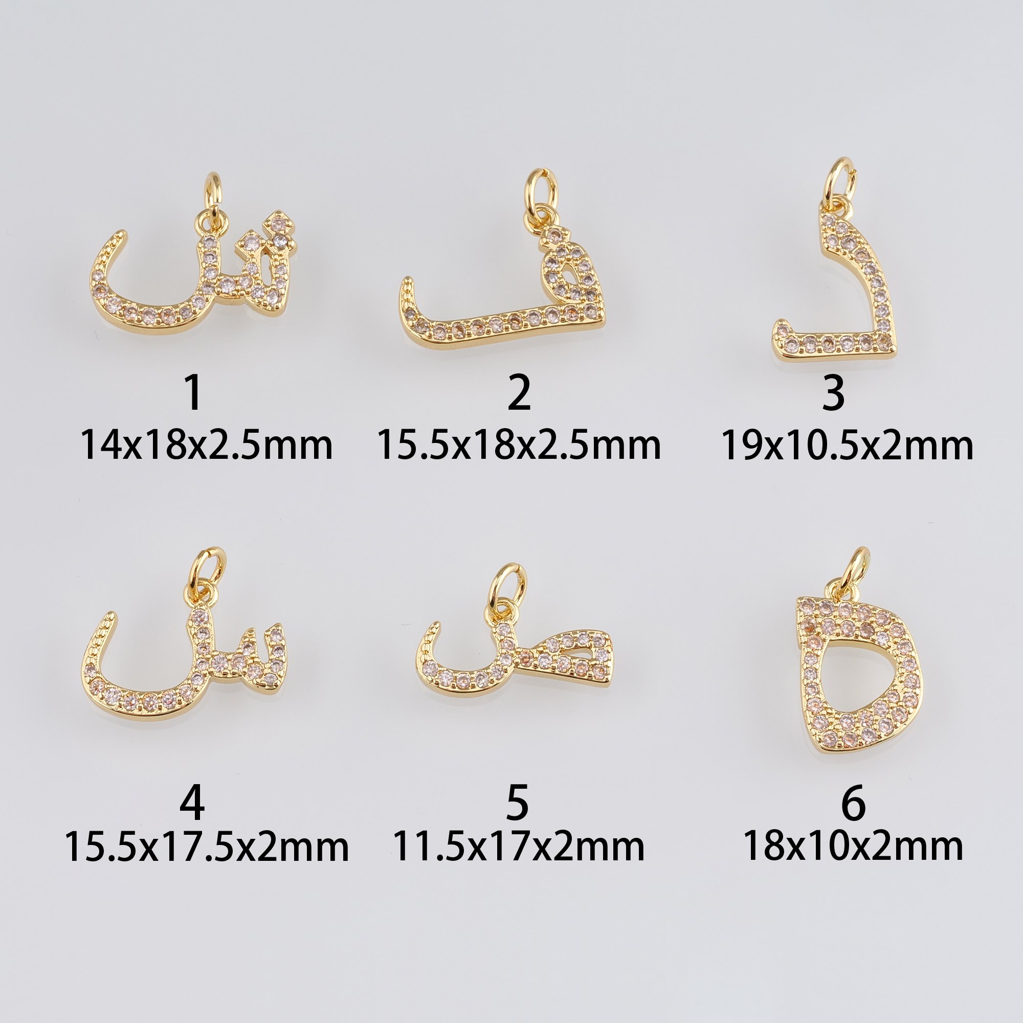 18K Gold Filled Geometric Pendant,Dainty Geometric Charm Earrings Necklace for DIY Jewelry Making Supply