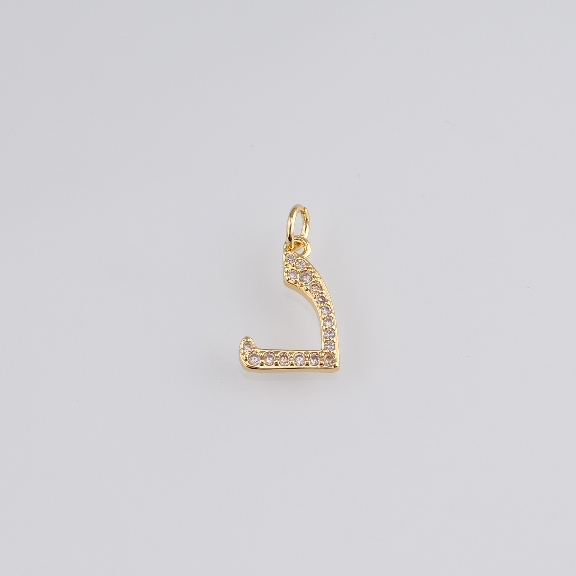 18K Gold Filled Geometric Pendant,Dainty Geometric Charm Earrings Necklace for DIY Jewelry Making Supply