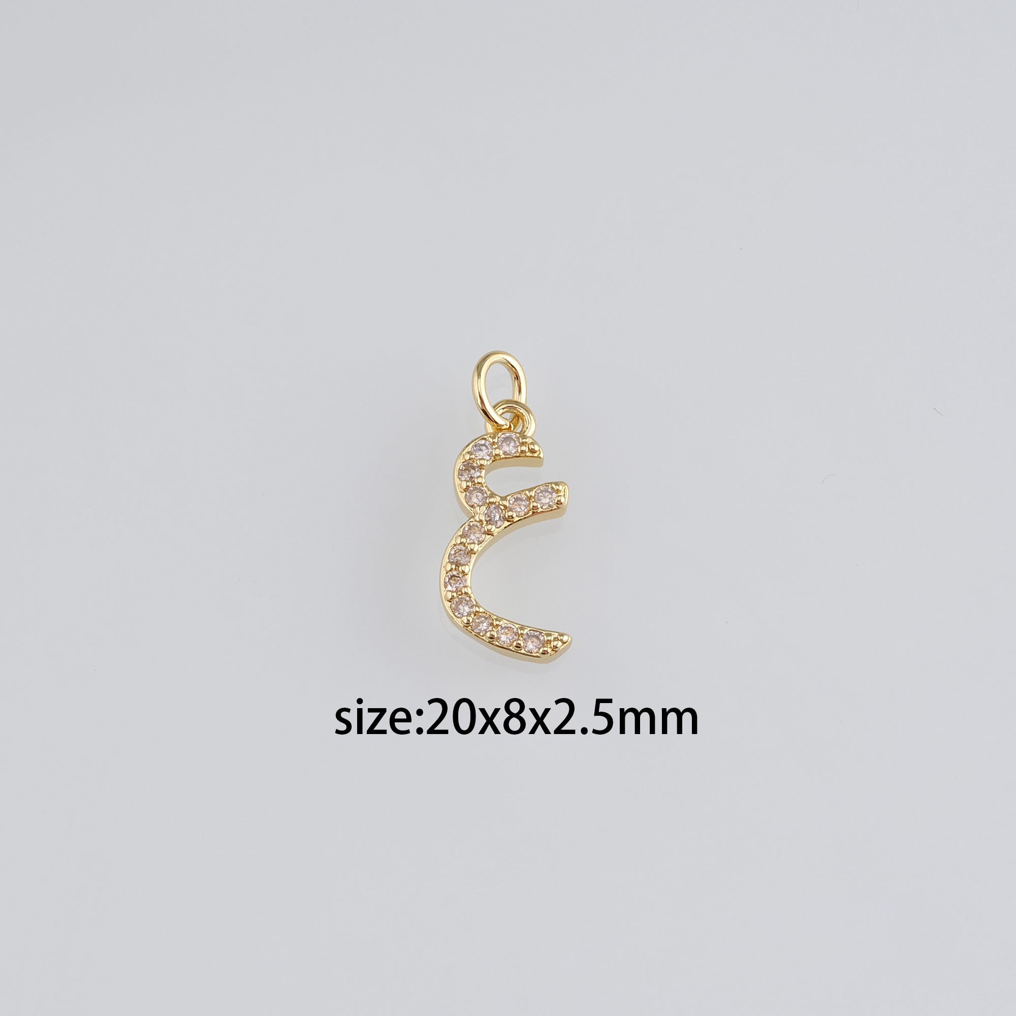 18K Gold Filled Geometric Pendant,CZ Micro Pave Geometric Charm Earrings Necklace for DIY Jewelry Making Supply
