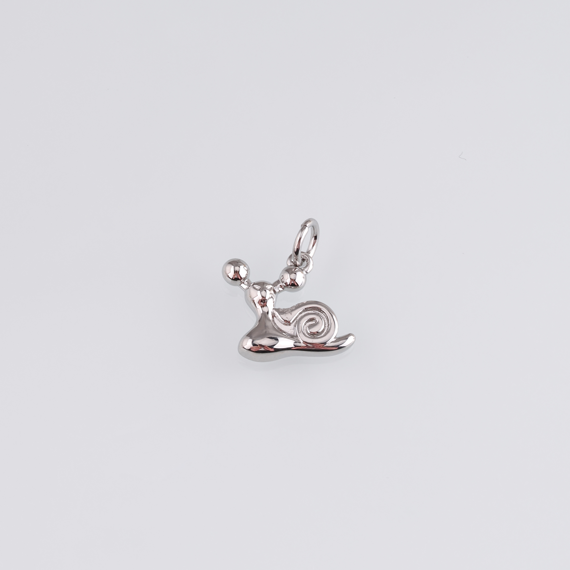 18K Gold Filled Snails Pendant,Dainty Snails Charm Earrings Necklace for DIY Jewelry Making Supply