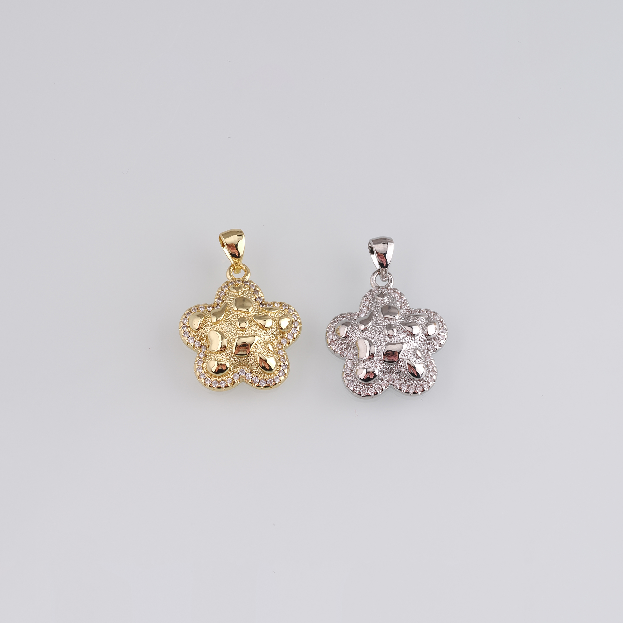 18K Gold Filled Star Pendant,Celestial Charm Earrings Necklace for DIY Jewelry Making Supply