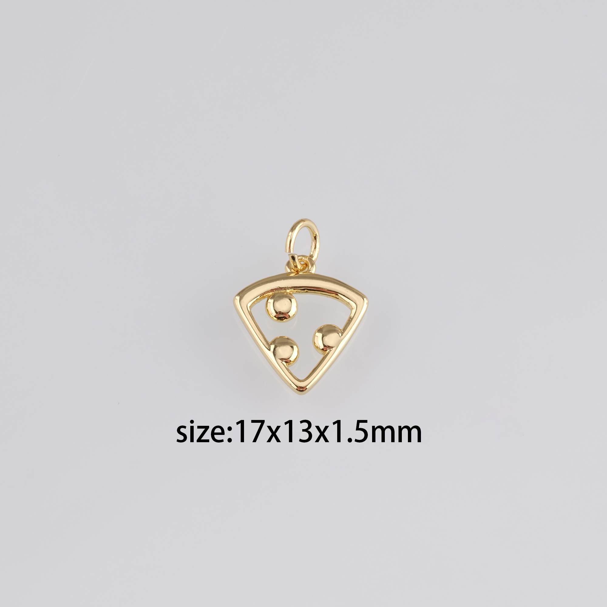 18K Gold Filled Watermelon Pendant,Fruit Charm,Dainty Watermelon Charm Earrings Necklace for DIY Jewelry Making Supply