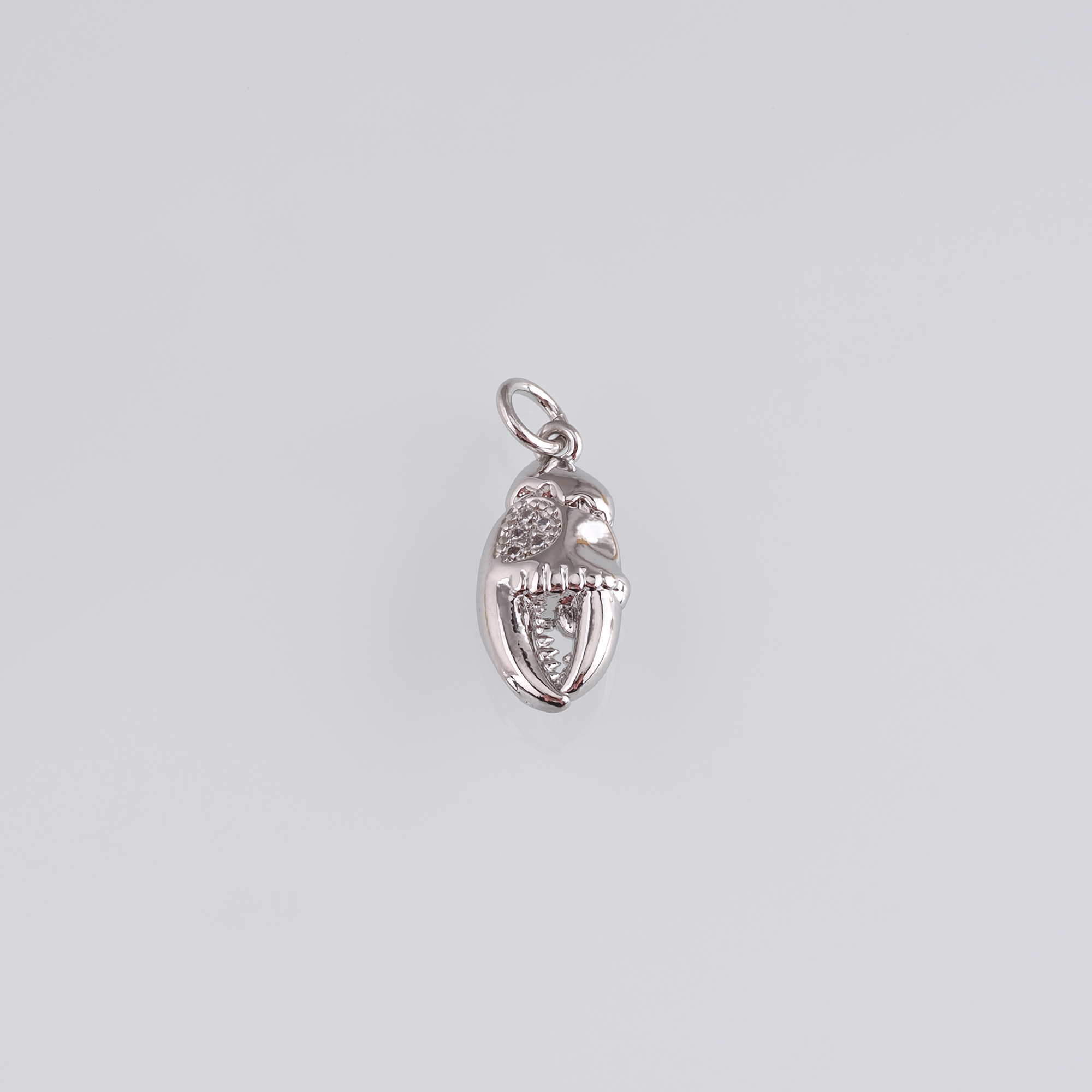 18K Gold Filled Crab Claw Pendant,Crab Claw Charm Earrings Necklace for DIY Jewelry Making Supply