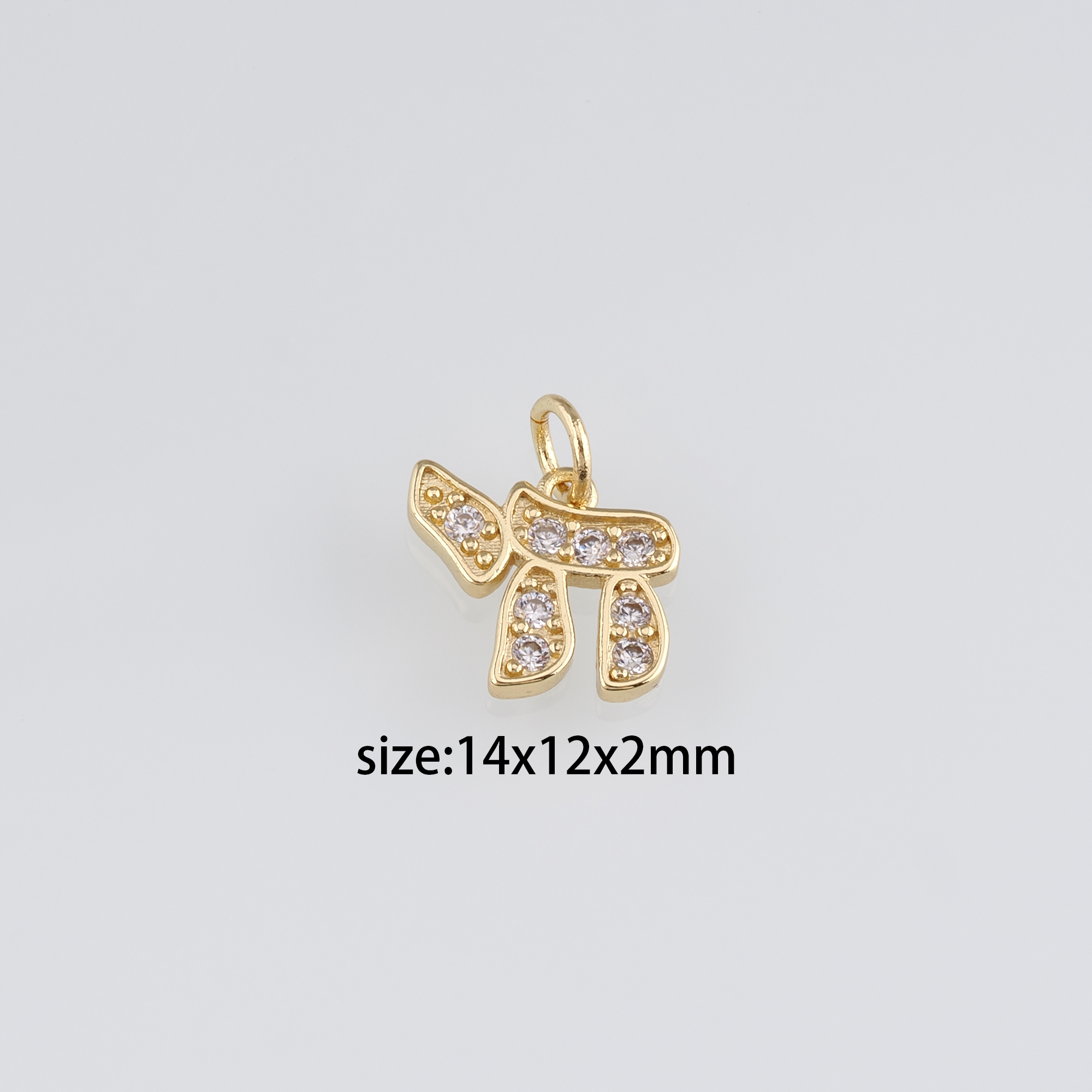 18K Gold Filled Dog Pendant,Dainty Dog Chamr Earrings Necklace for DIY Jewelry Making Supply