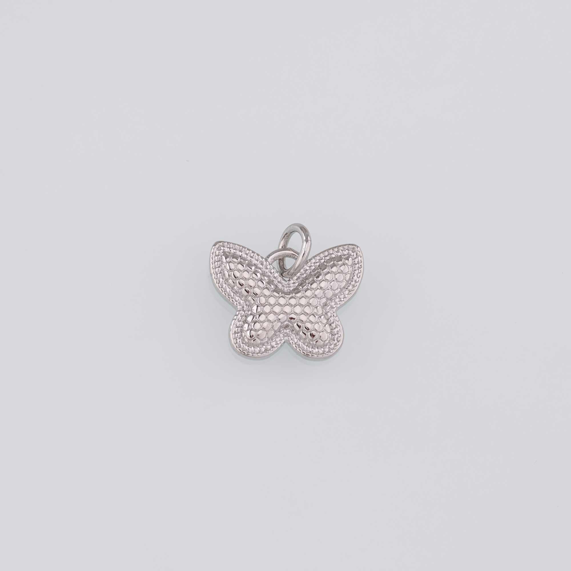 18K Gold Filled Butterfly Pendant,Butterfly Charm Earrings Necklace for DIY Jewelry Making Supply