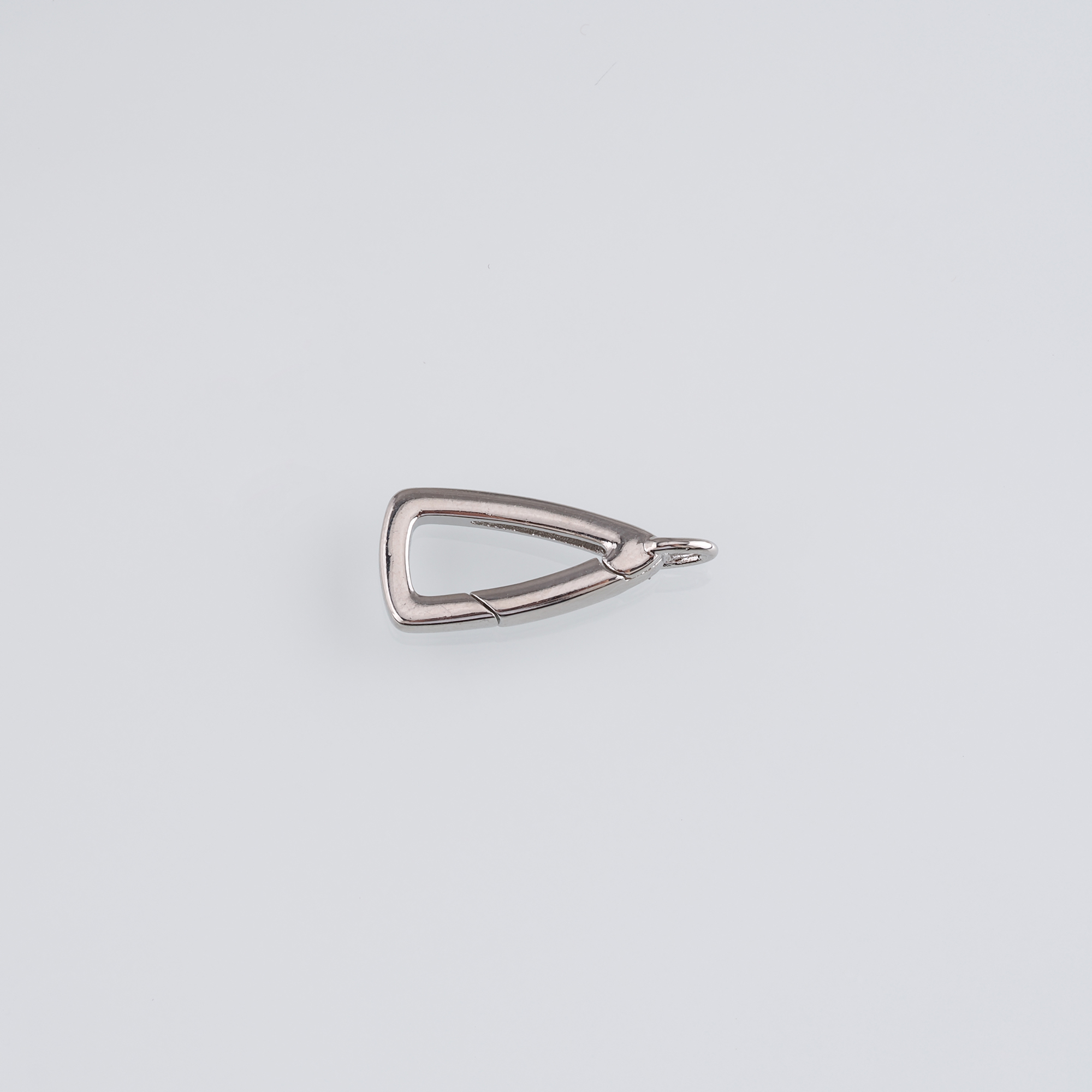 18K Gold Filled Triangle Spring Clasp,Push Gate Buckle Bracelet Necklace for DIY Jewelry Finding Necklace Bracelet