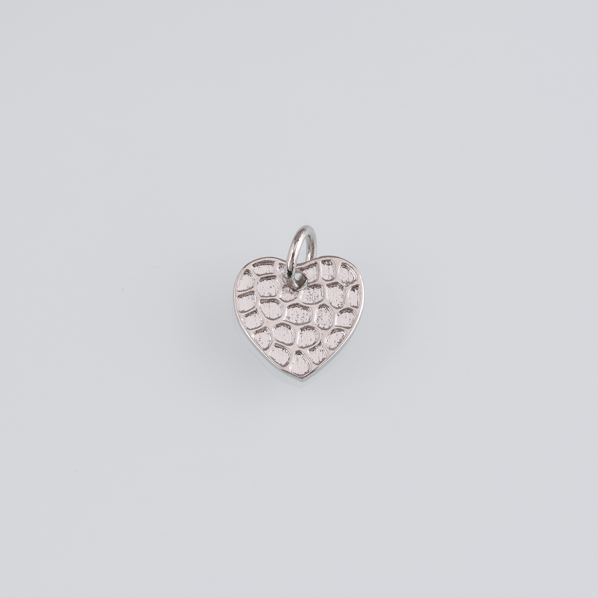 18K Gold Filled Heart Pendant,Dainty Heart Charm Earrings Necklace for DIY Jewelry Making Supply