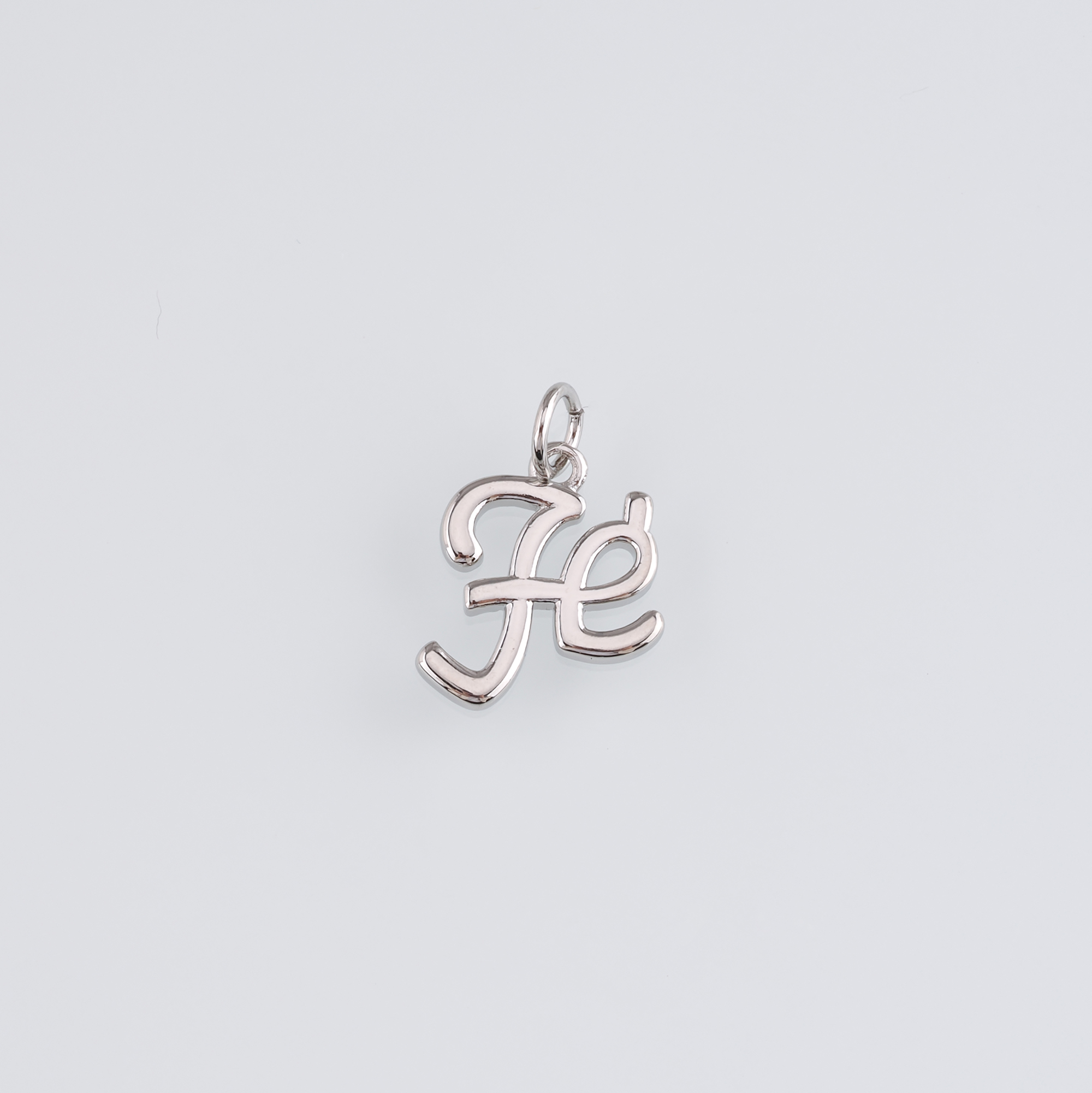 18K Gold Filled Fe Pendant,Dainty Fe Charm Earrings Necklace for DIY Jewelry Making Supply