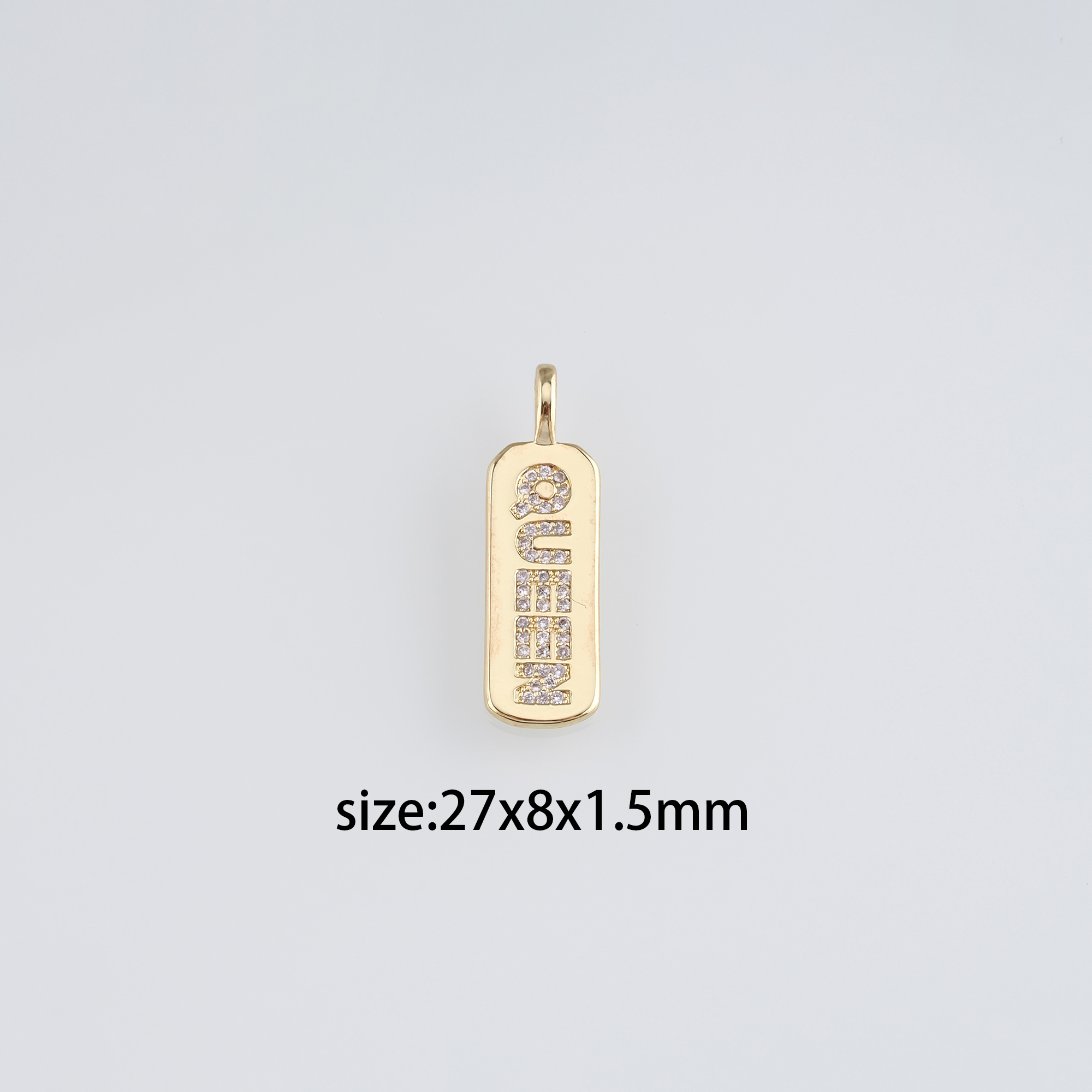 18K Gold Filled Saturn Pendant,Hand Charm Earrings Necklace for DIY Jewelry Making Supply