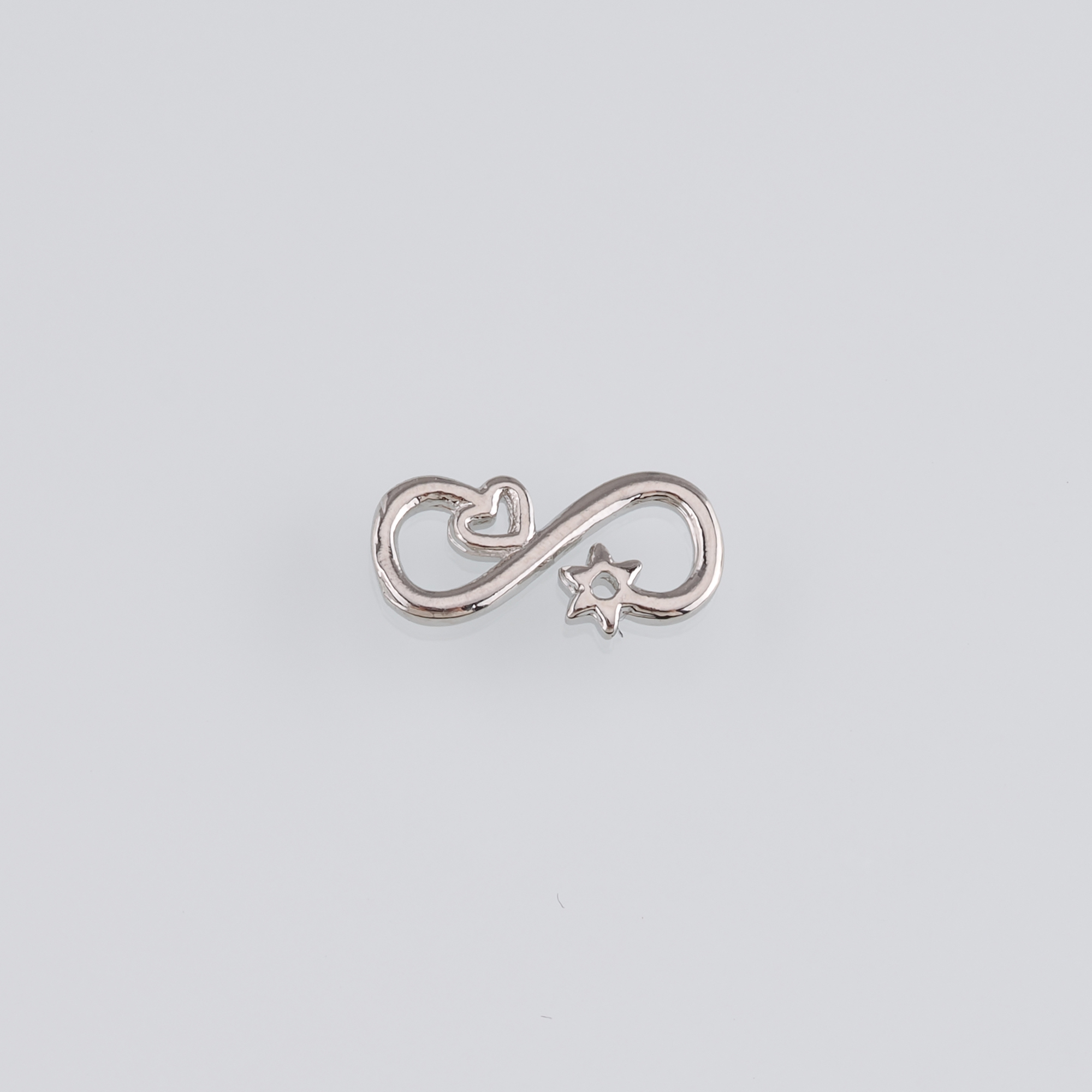 18K Gold Filled Infinity Connector,Dainty Infinity Charm Necklace Bracelet for DIY Jewelry Making Supply