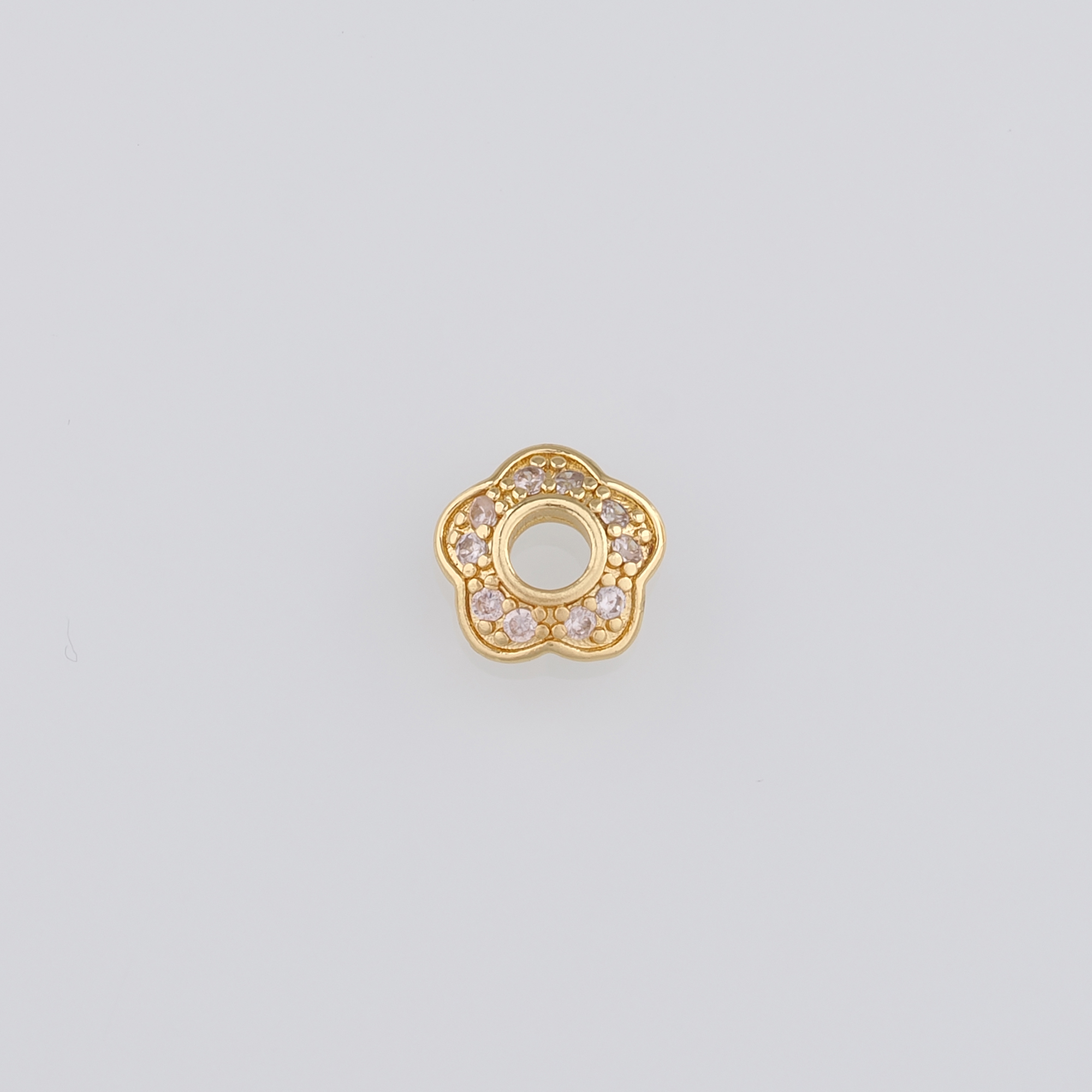 20Pcs 18K Gold Filled Flower Bead Caps,Pearl Caps,Dainty Flower Caps,DIY Jewelry Making Supply