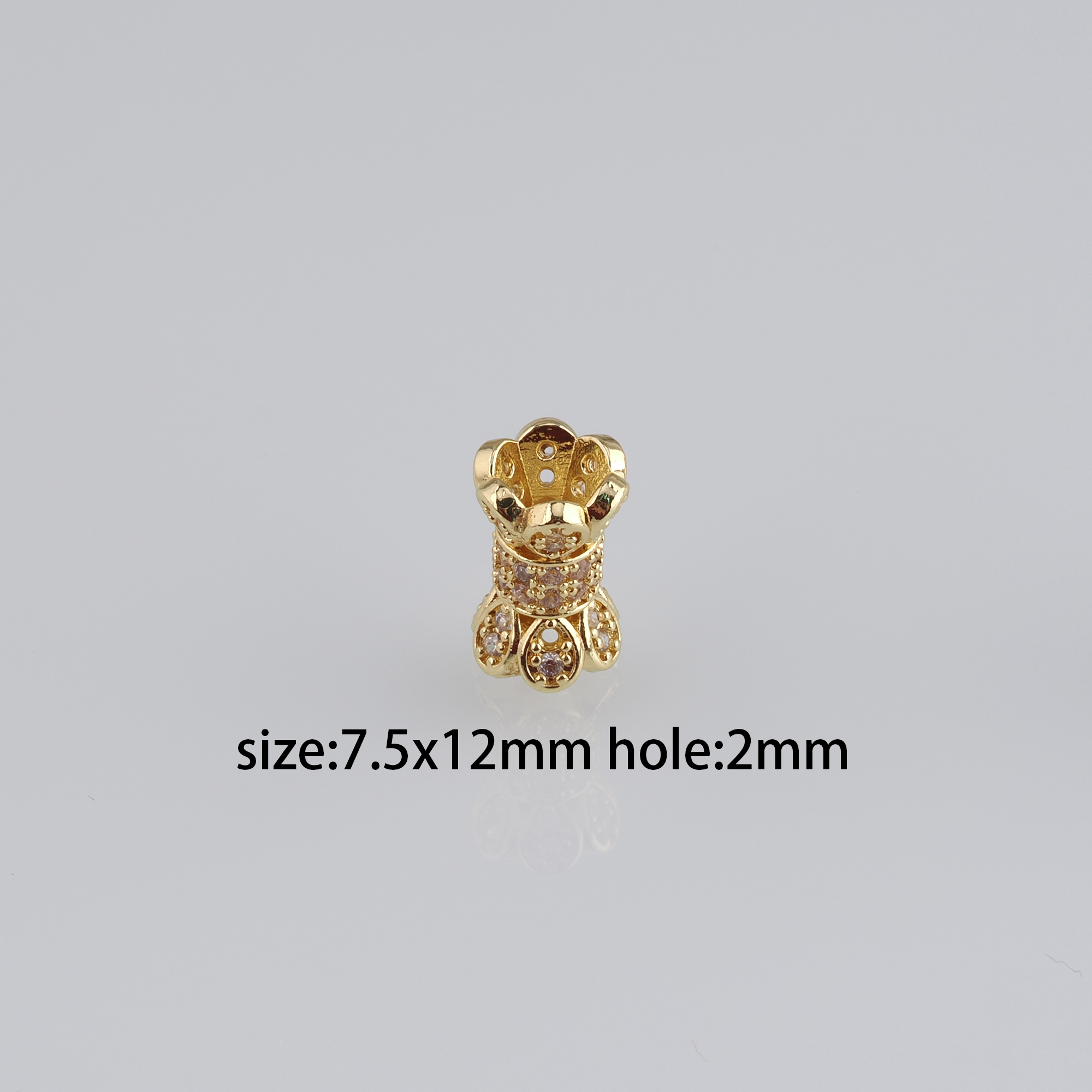 10pcs 18K Gold Filled Barrel Spacer Beads,CZ Micro Pave Barrel Beads for Bracelet Jewelry Necklace Making Supply