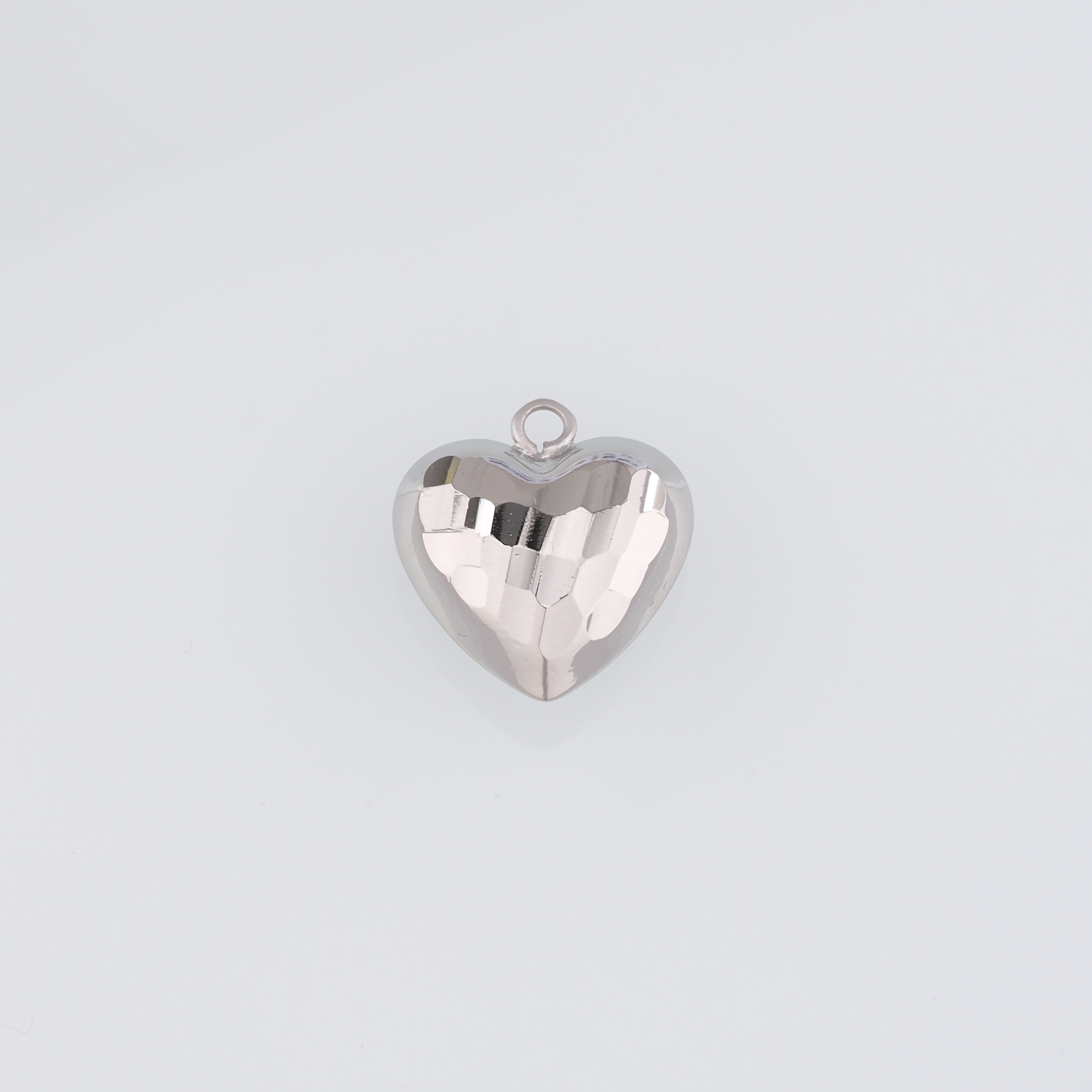18K Gold Filled Heart Pendant,Dainty Heart Charm Earrings Necklace for DIY Jewelry Making Supply