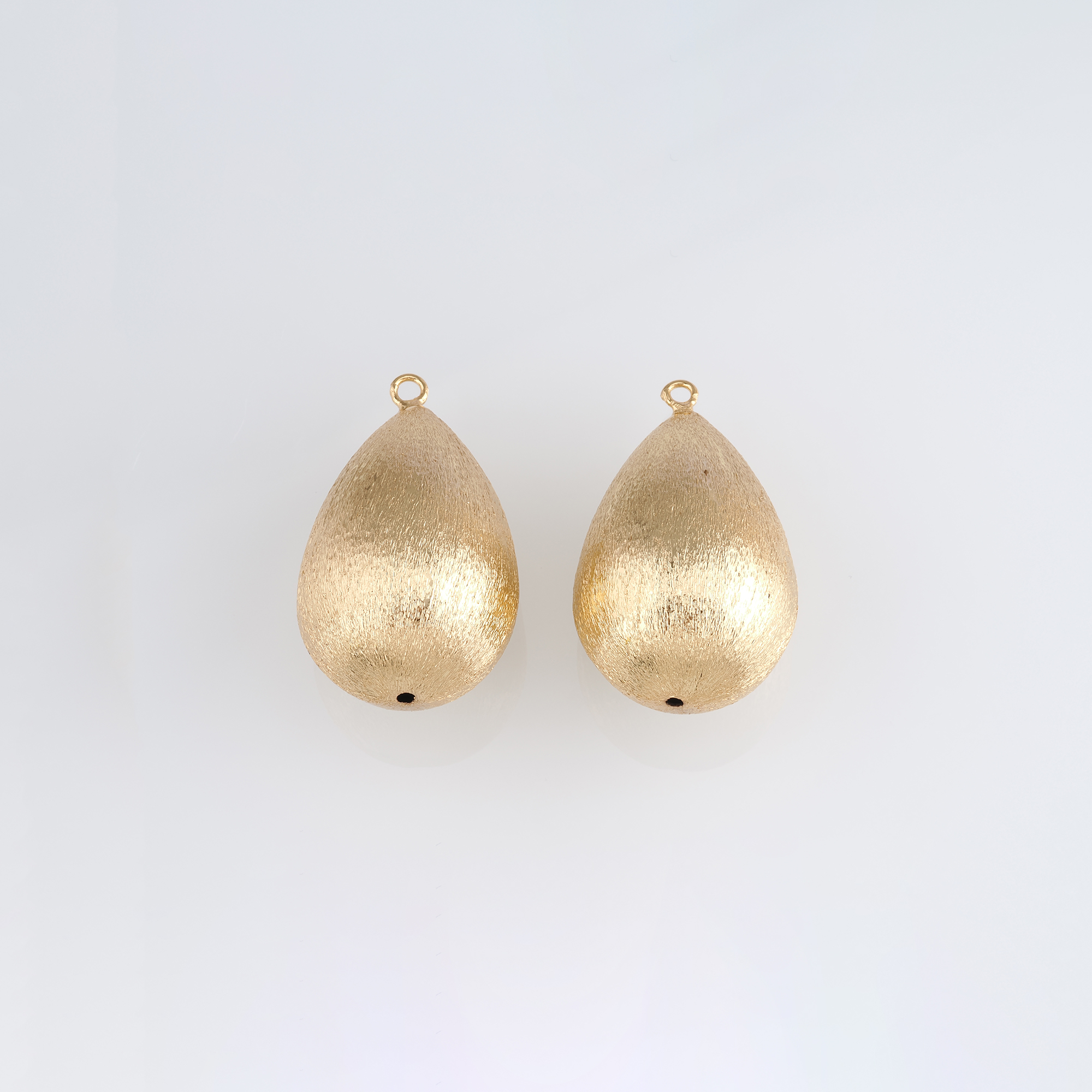 18K Gold Filled Teardrop Pendant,Water Drop Charm Earrings Necklace for DIY Jewelry Making Supply