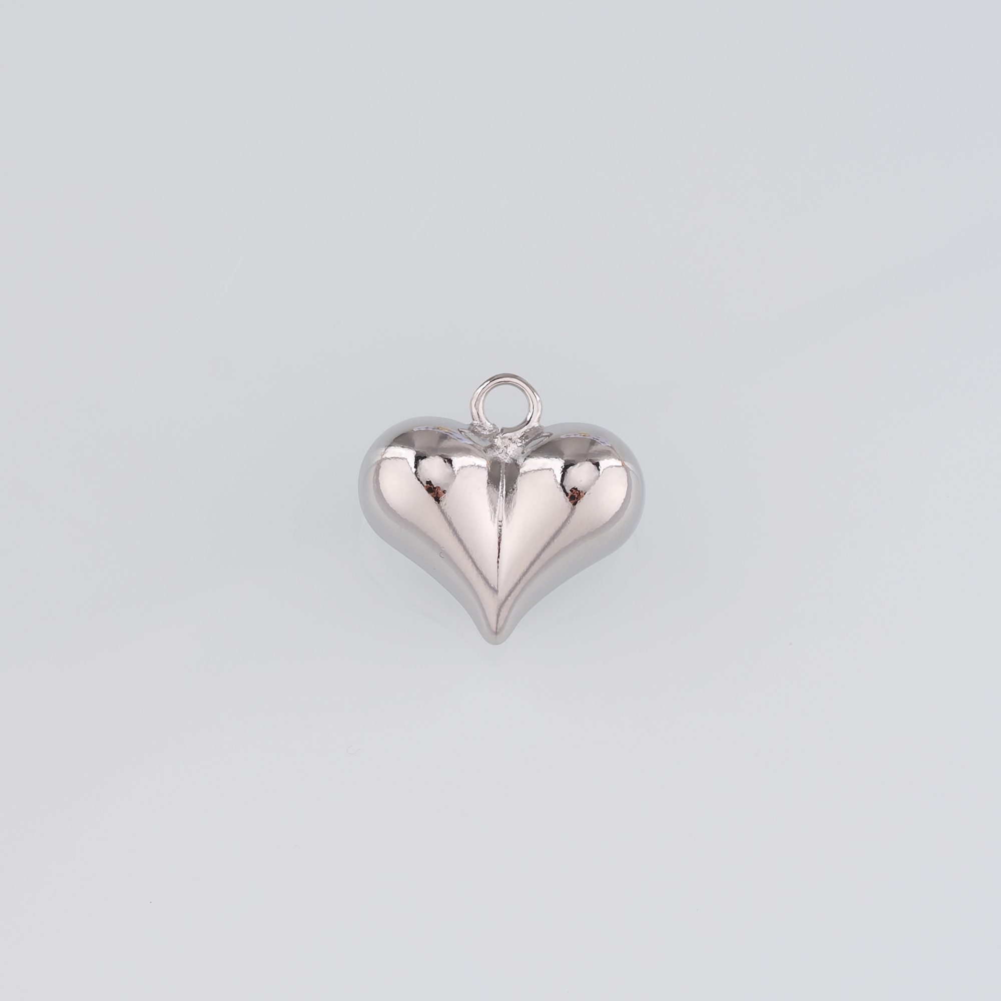 18K Gold Filled Heart Pendant,Dainty Heart Charm Earrings Necklace for DIY Jewelry Making Supply