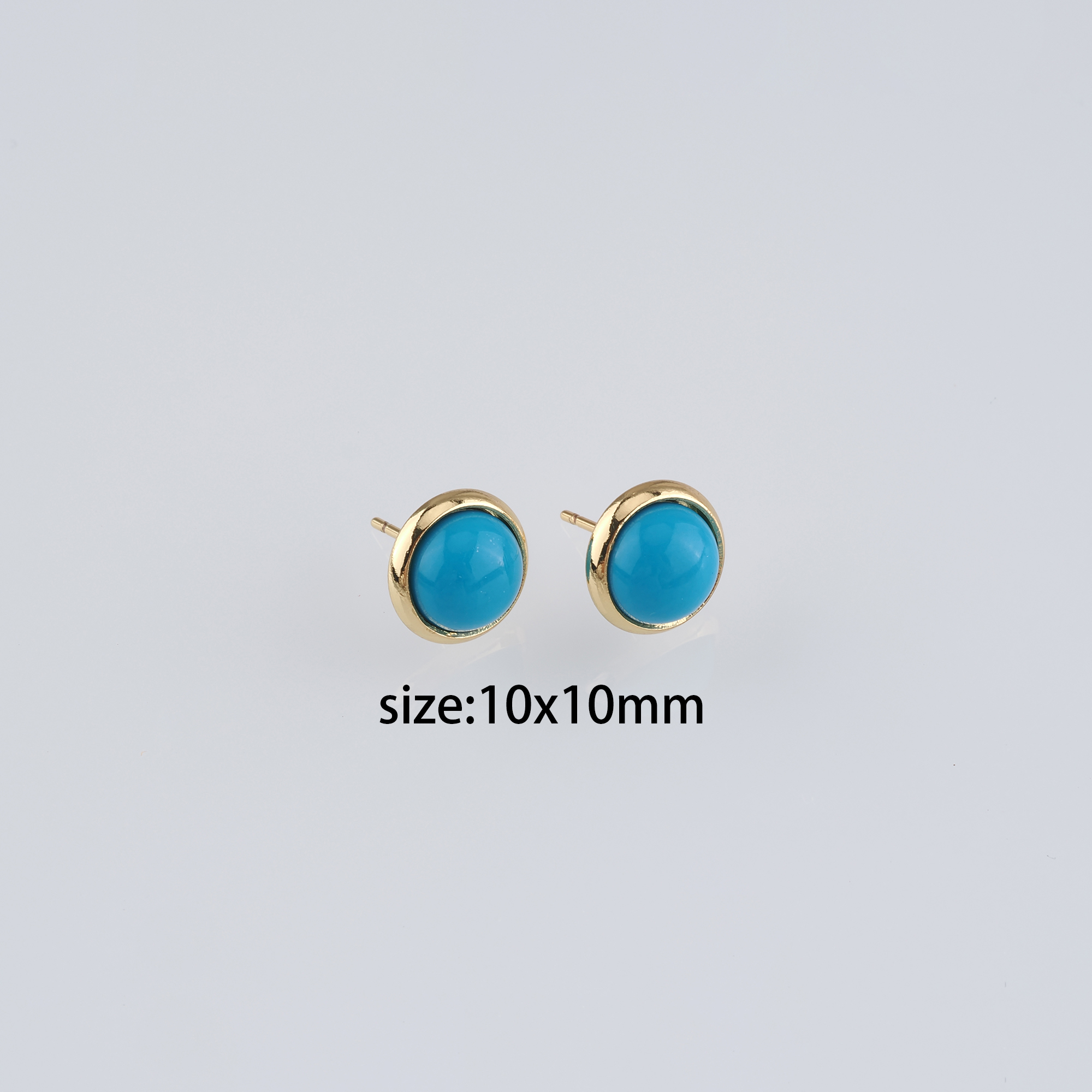 18K Gold Filled Round Stud Earrings,Round Earrings,Dainty Earrings,Minimalist Earring,Gift for Wife
