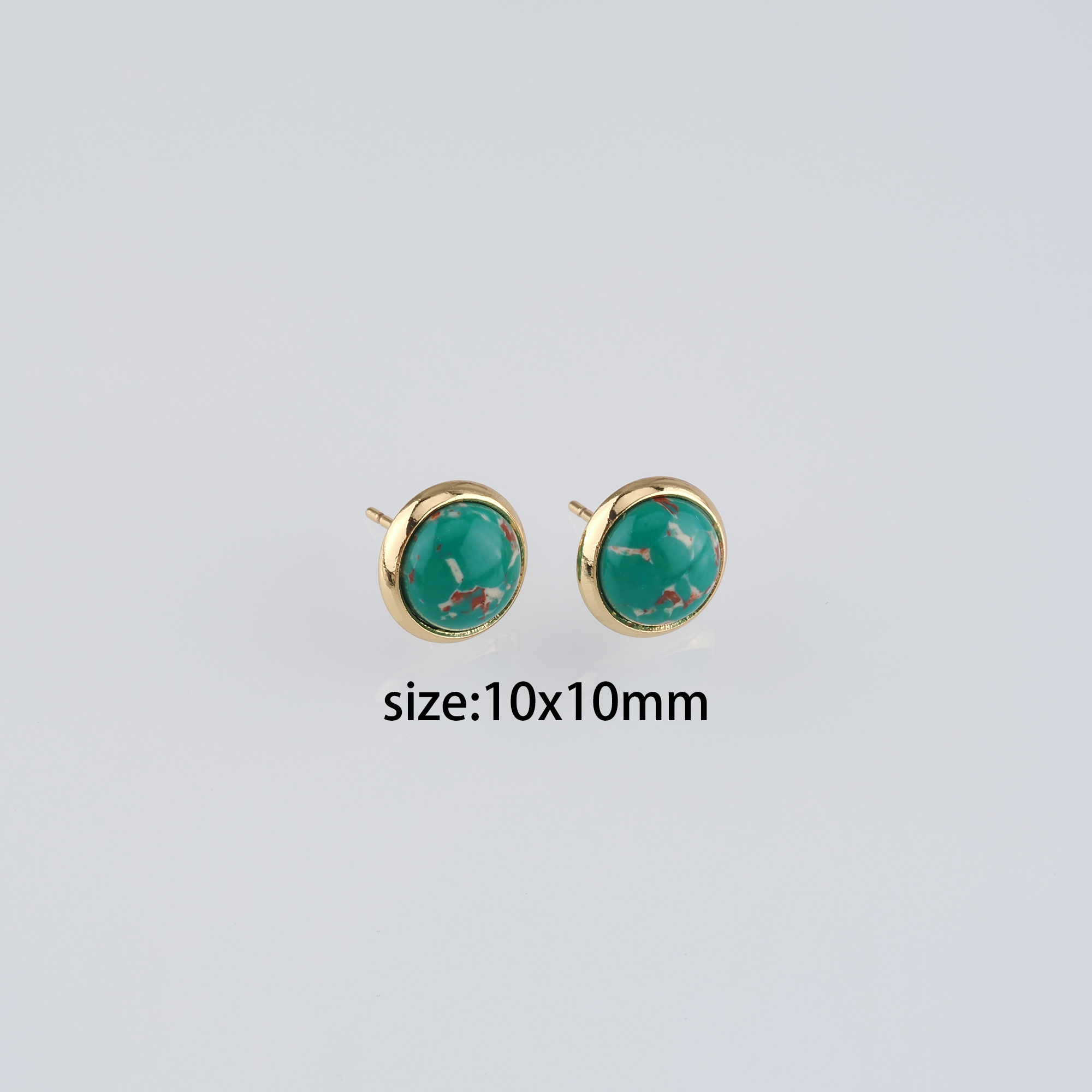 18K Gold Filled Round Stud Earrings,Round Earrings,Dainty Earrings,Minimalist Earring,Gift for Wife