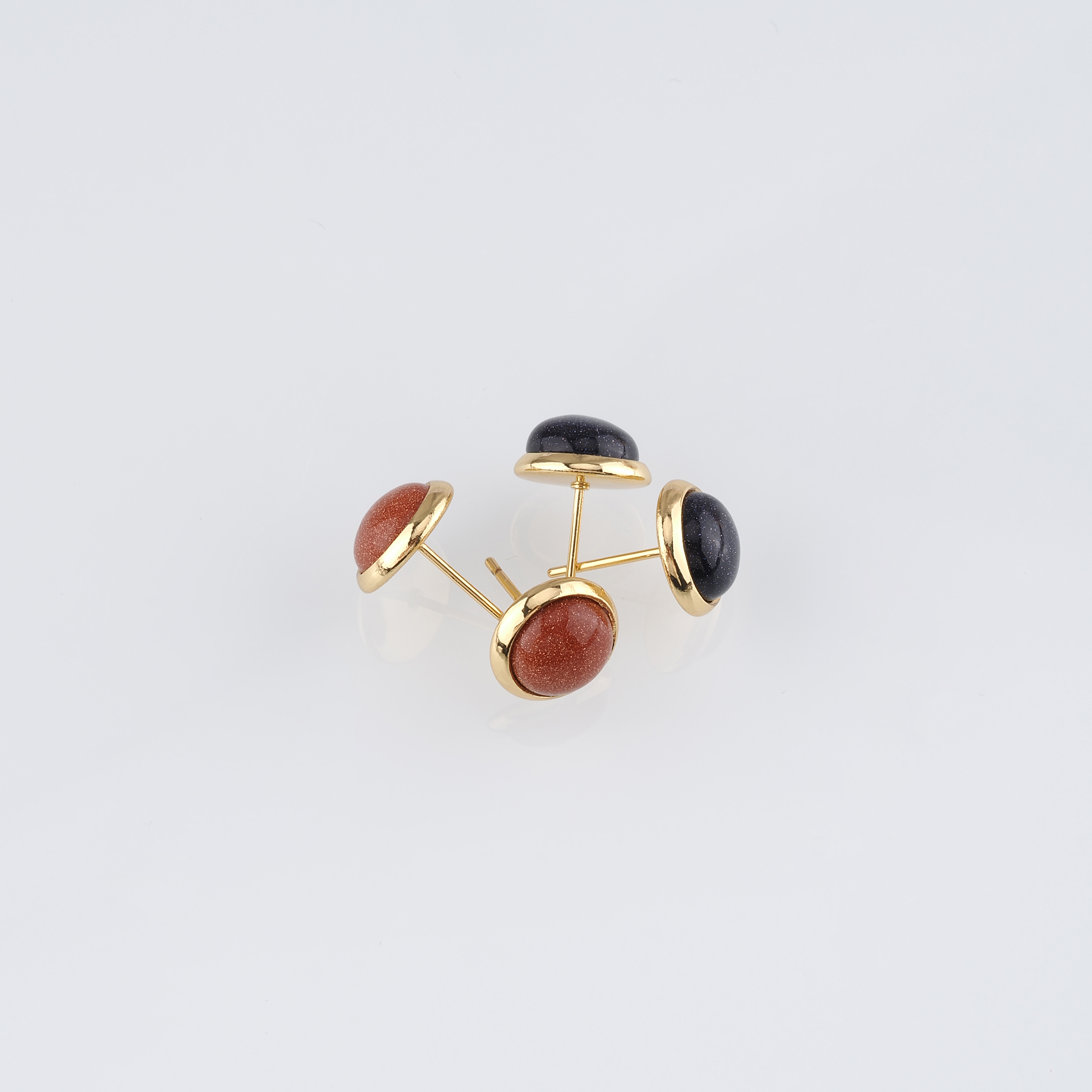18K Gold Filled Round Stud Earrings,Round Earrings,Dainty Earrings,Minimalist Earring,Gift for Wife