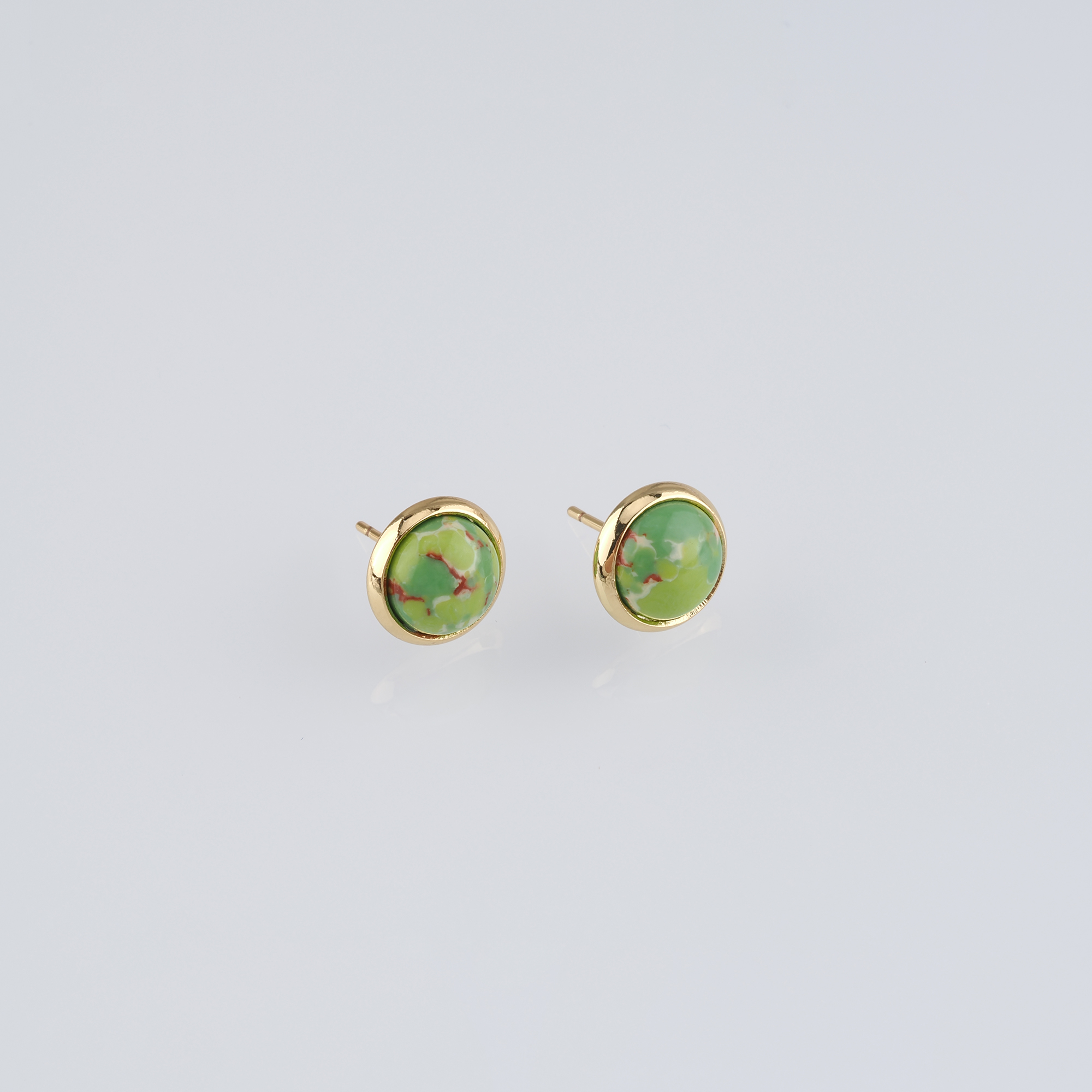 18K Gold Filled Round Stud Earrings,Round Earrings,Dainty Earrings,Minimalist Earring,Gift for Wife